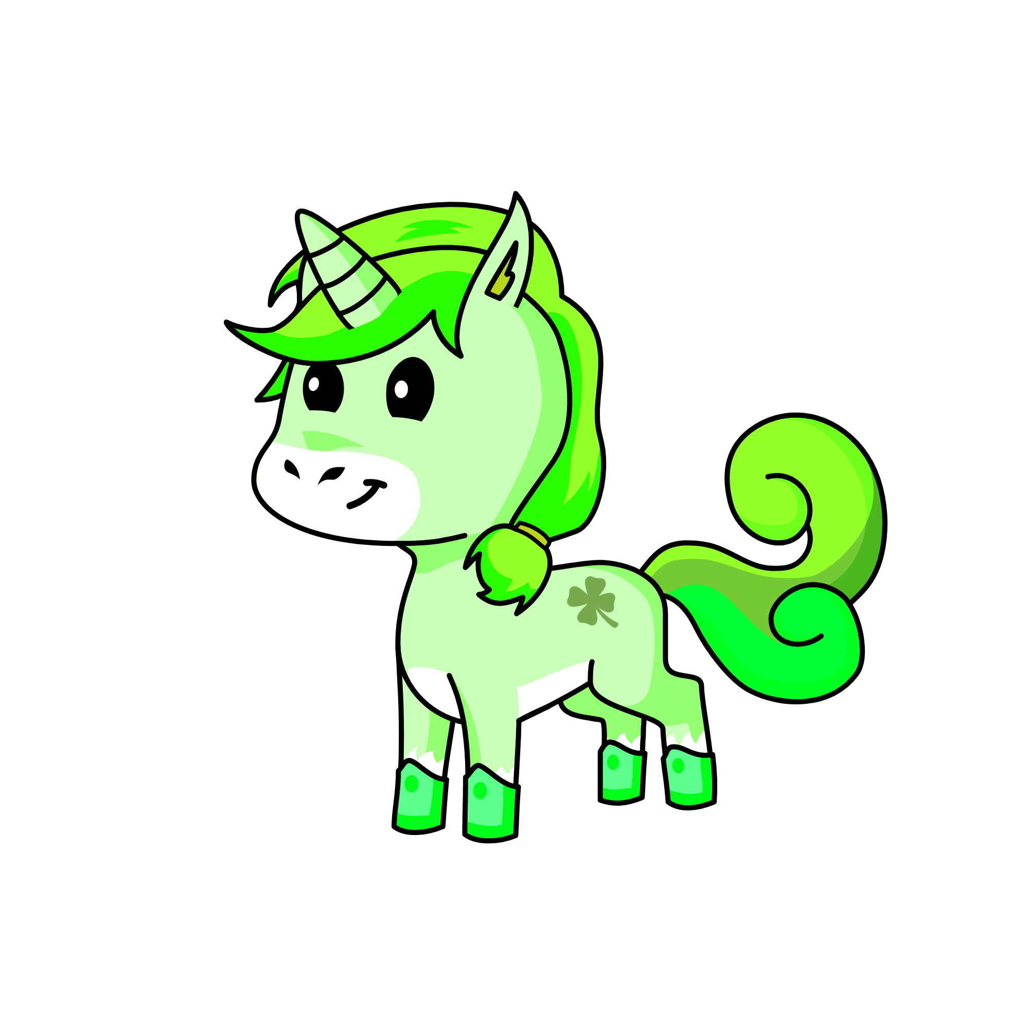Clover (March), the unicorn
