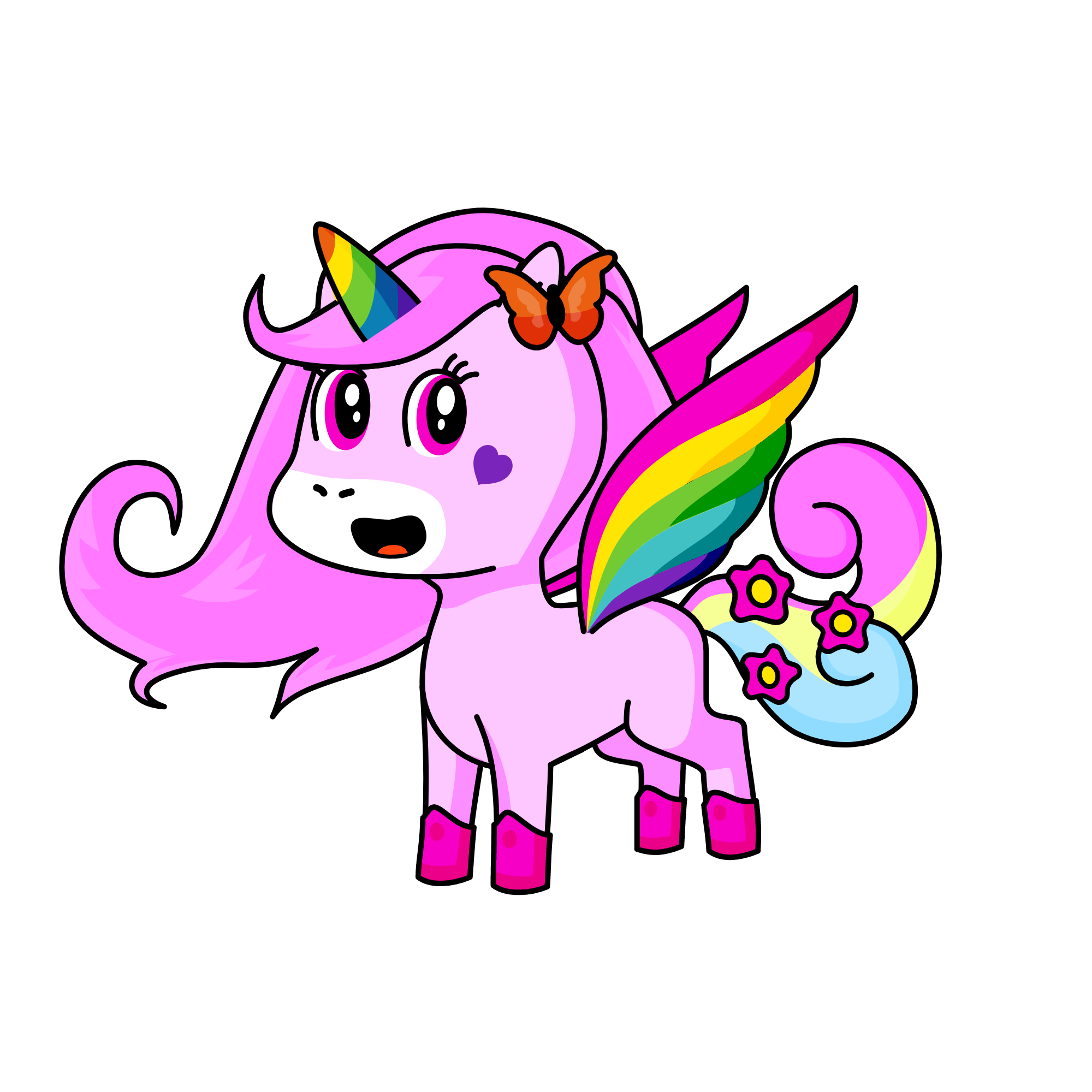 Blossom (April), the unicorn