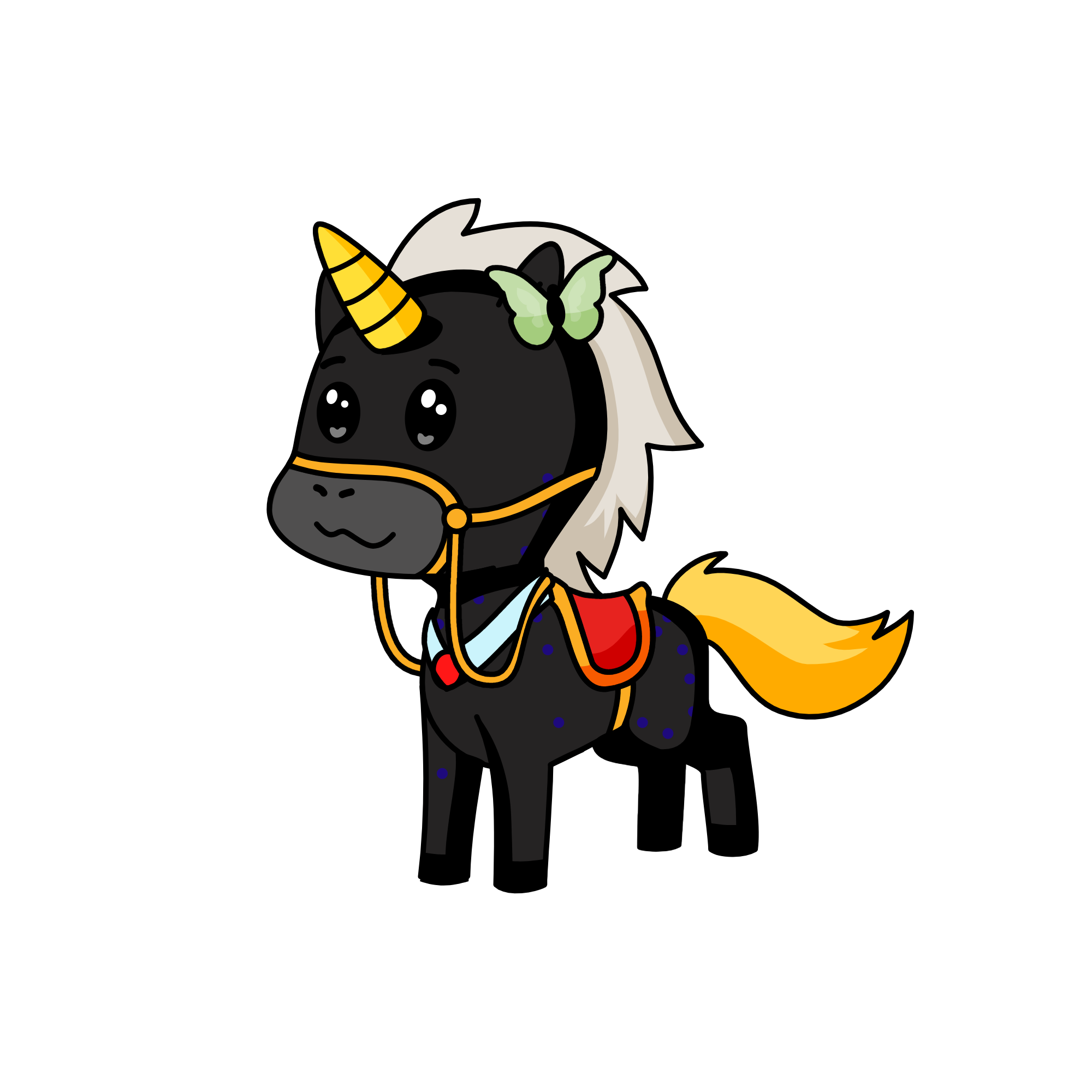 Midnight, the unicorn