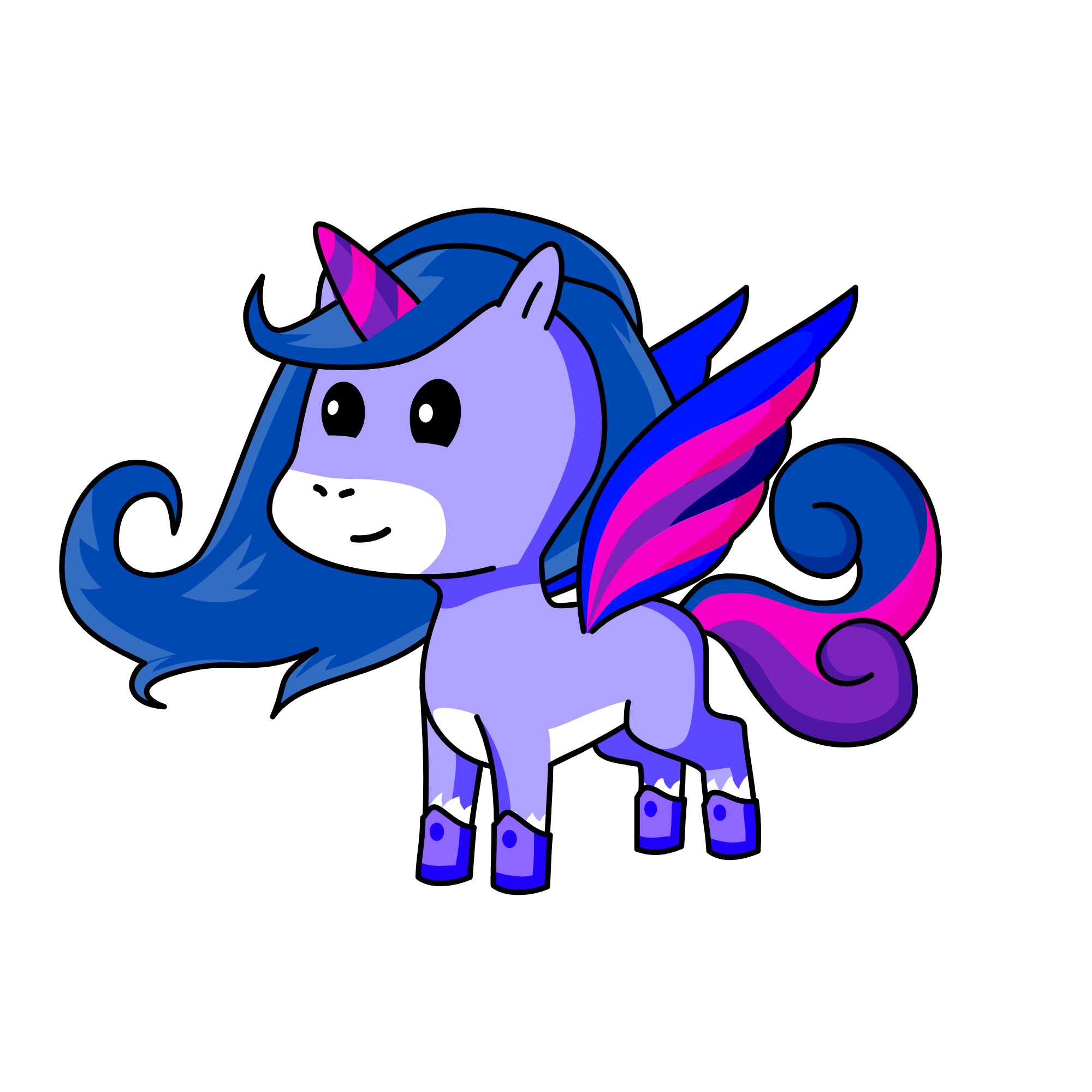 Luna the Moonicorn🌝🦄, the unicorn