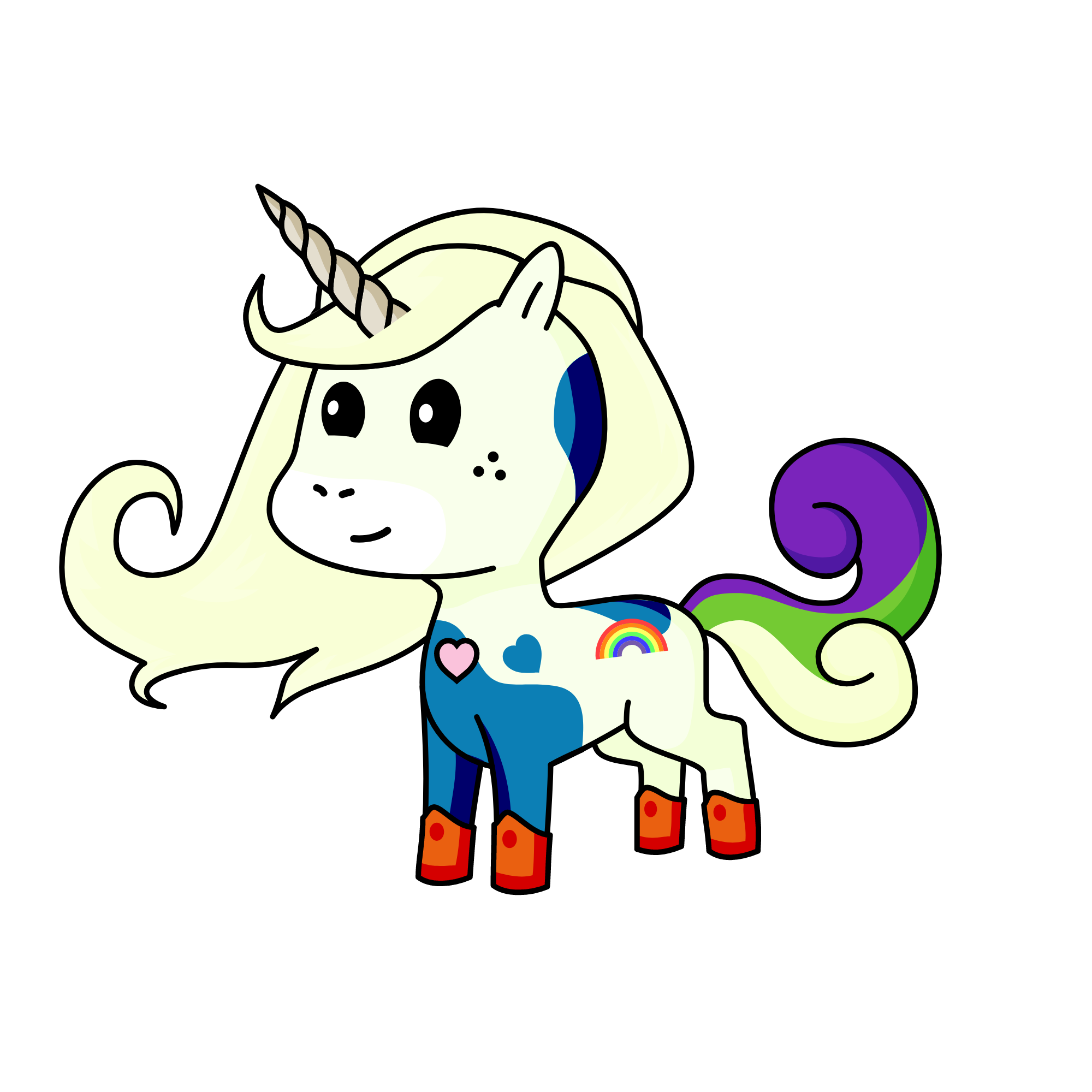 Play Girl, the unicorn