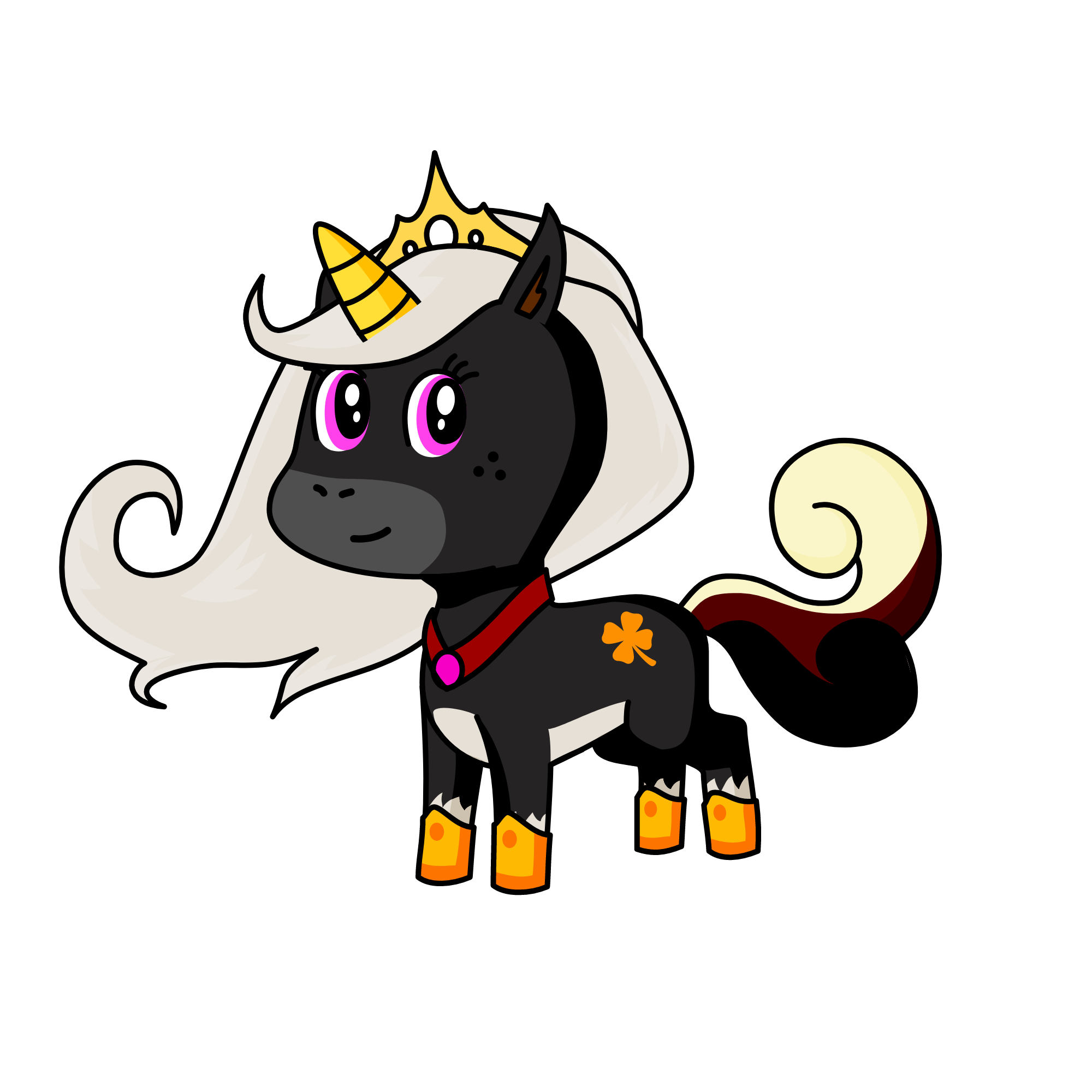 Princes Luna , the unicorn