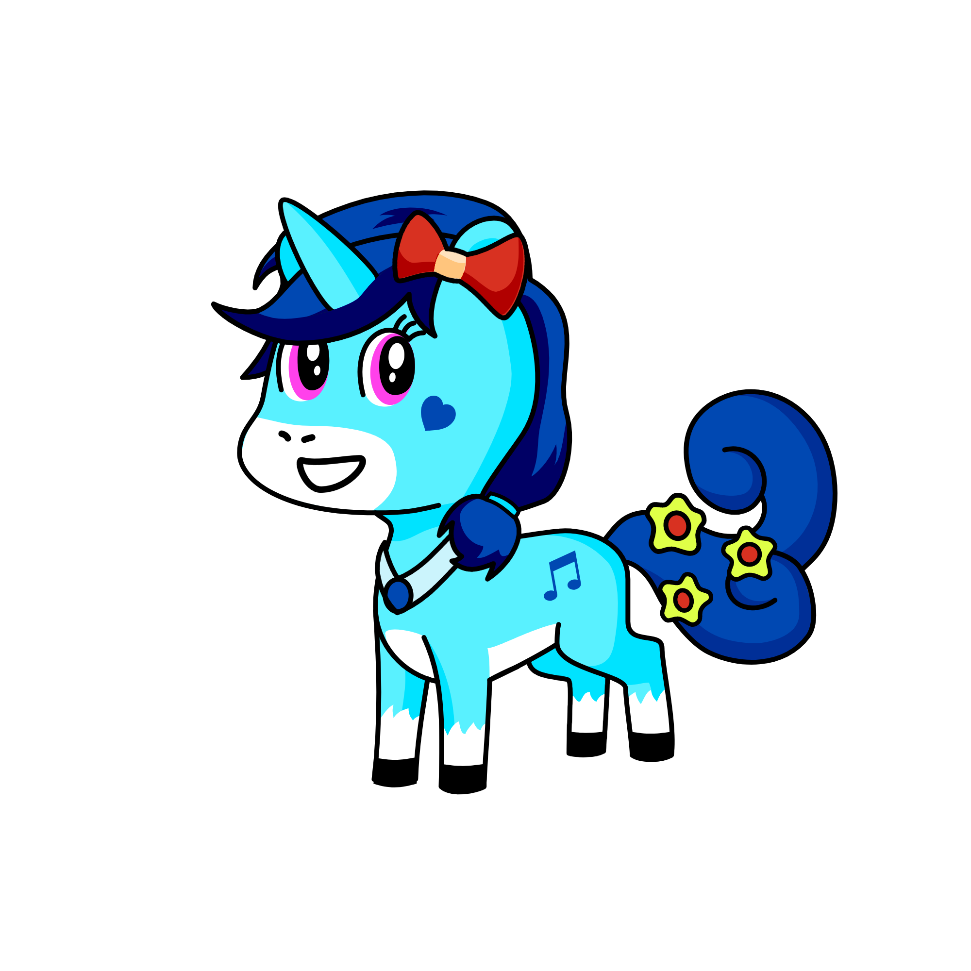 Moonlight, the unicorn
