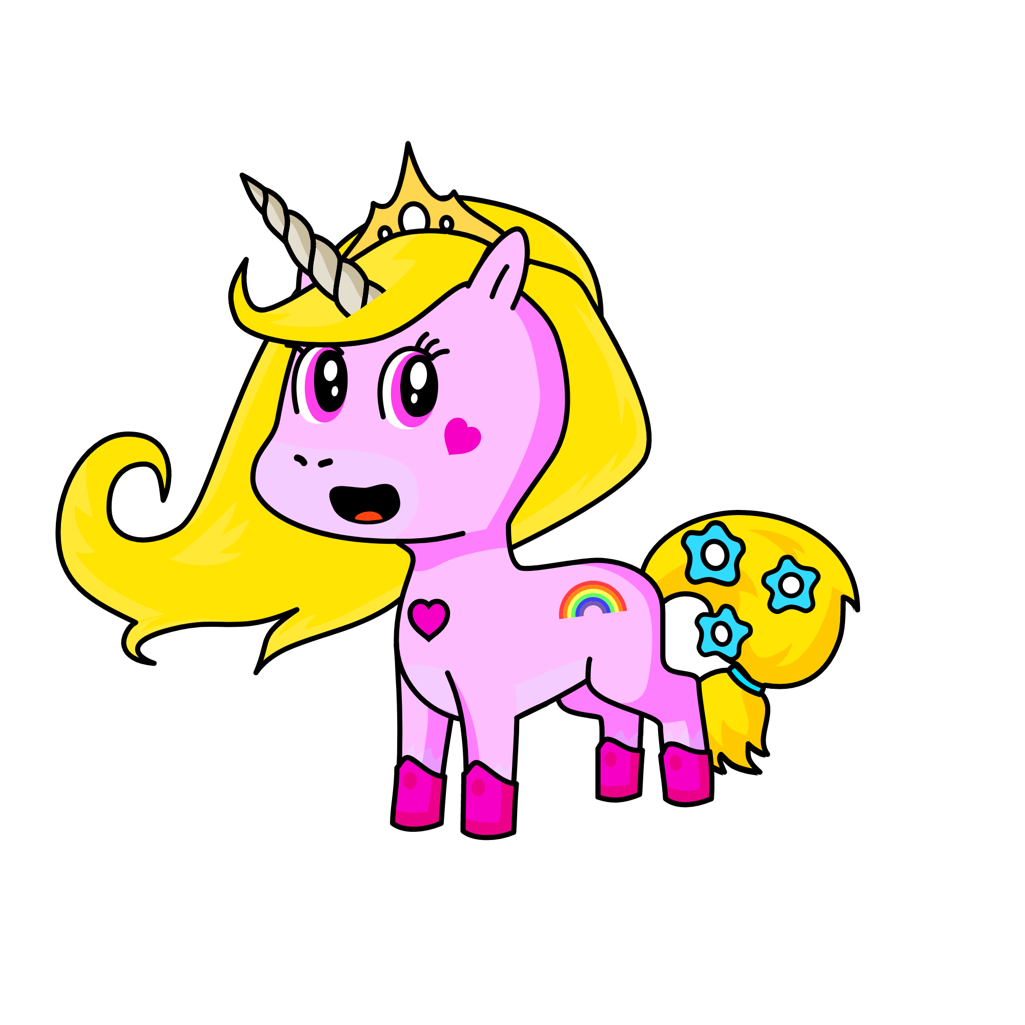 ❤️🧡💛💚💙💜🤍Rainbow❤️🧡💛💚💙💜🤍, the unicorn