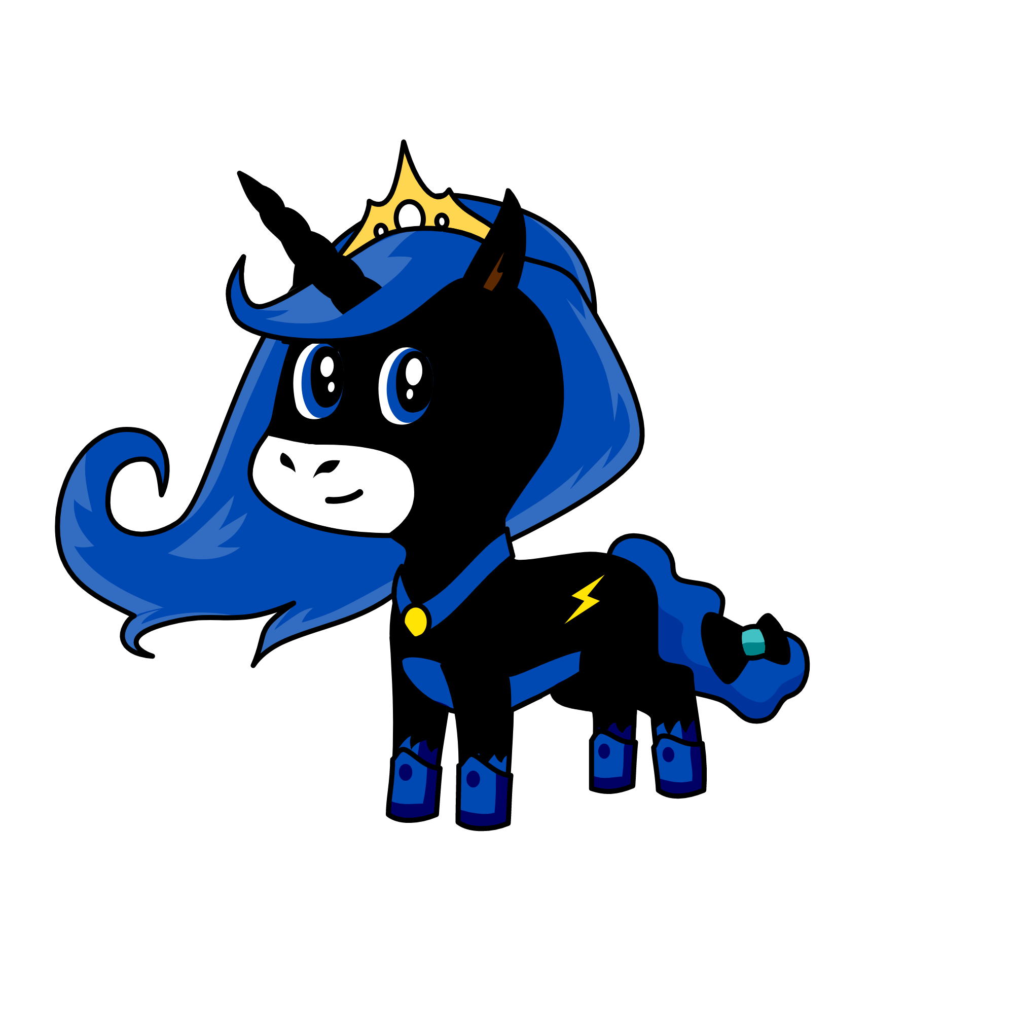 queen of dark , the unicorn
