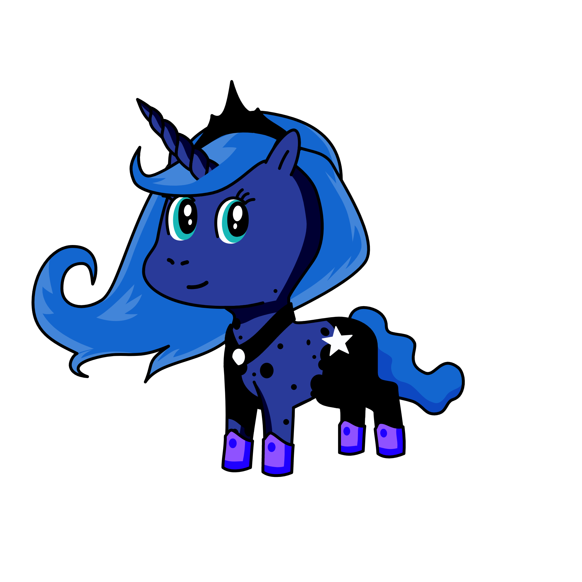 Princess Luna, the unicorn