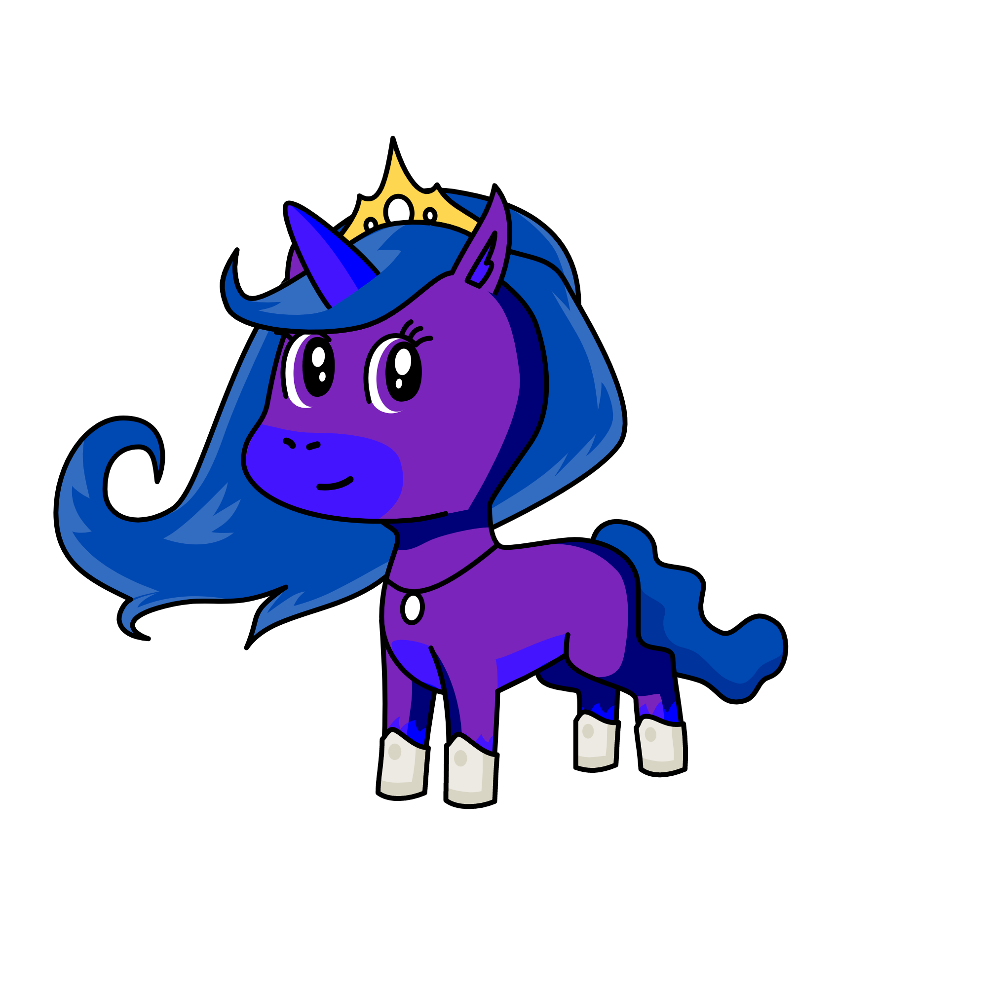 Luna, the unicorn