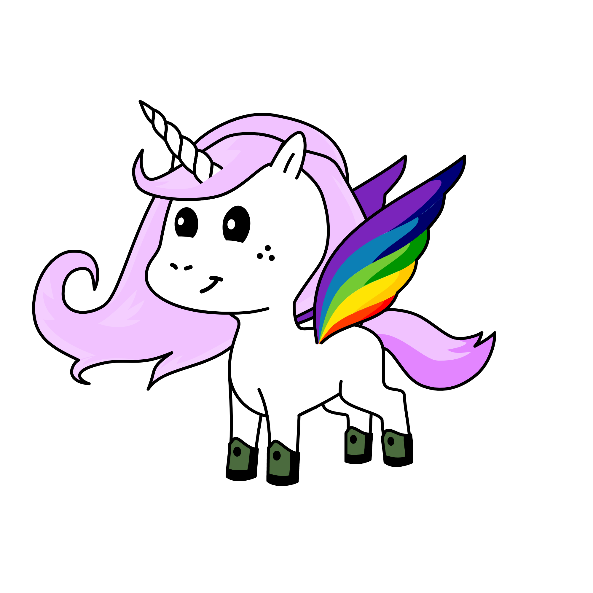 Tada, the unicorn