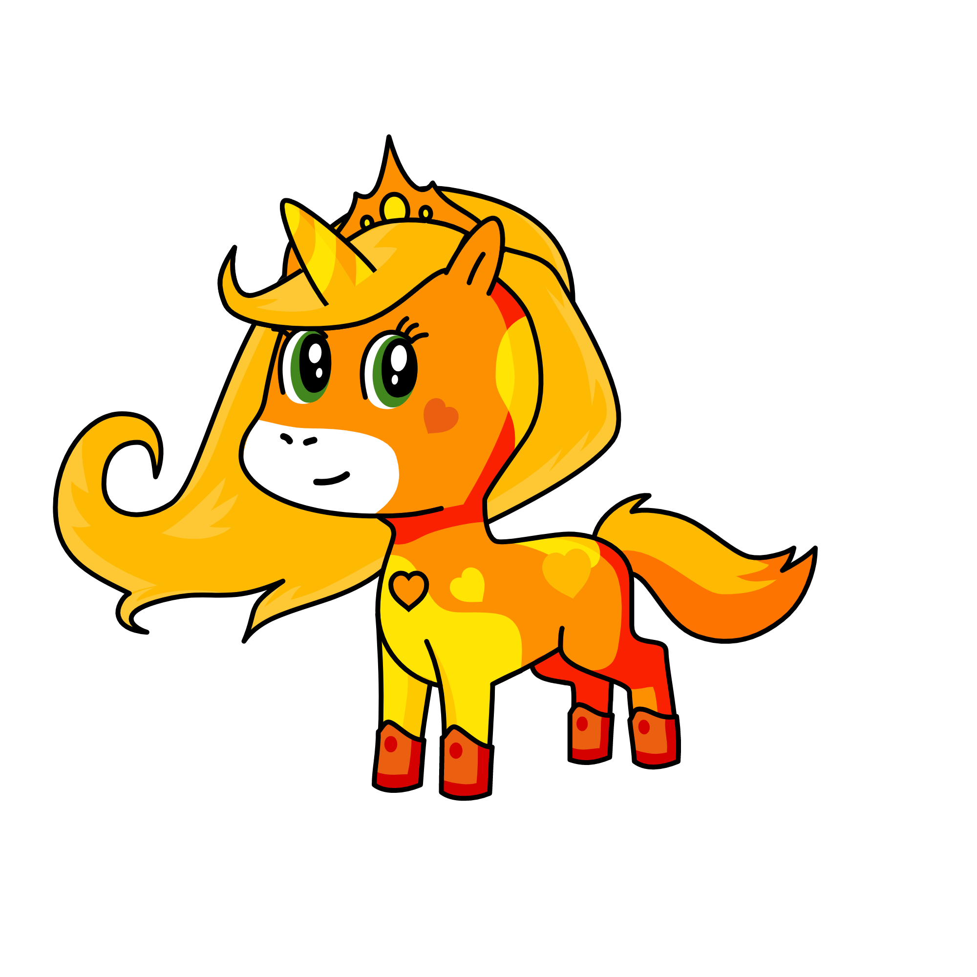 auriana princess of volta, the unicorn