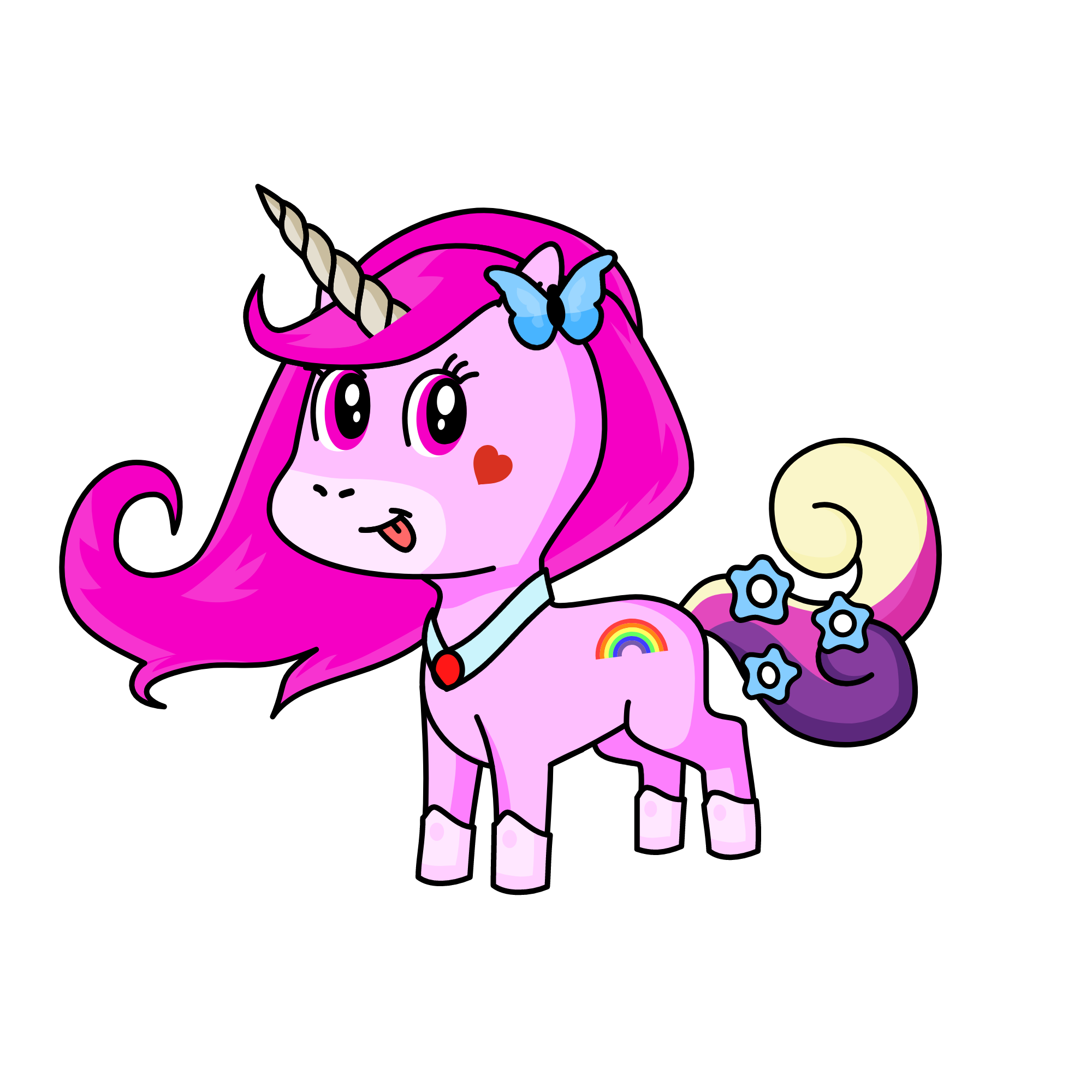 Sakura, the unicorn