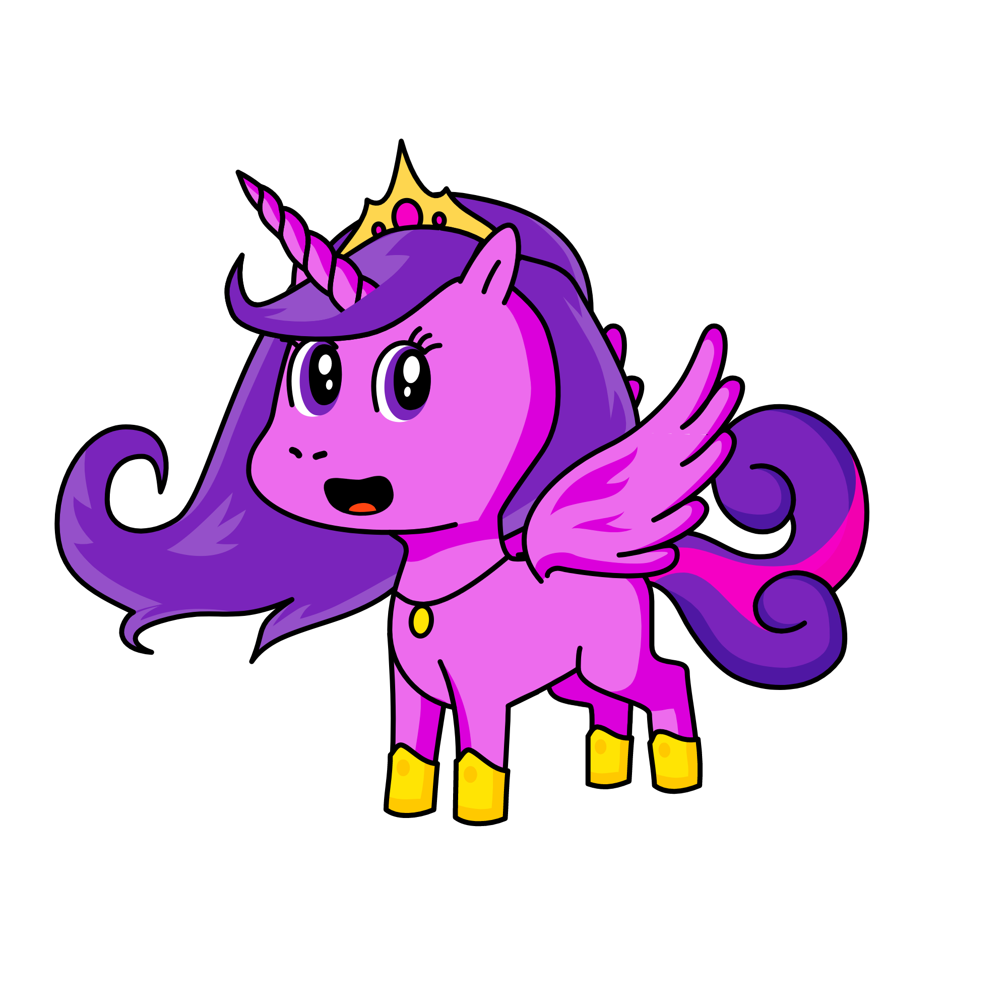 *you know who* If you don't It is TWILIGHT SPARKLE👑=D❄(i DO NOT HAVE A PURPLE 6 STAR EMOJI😅😑), the unicorn