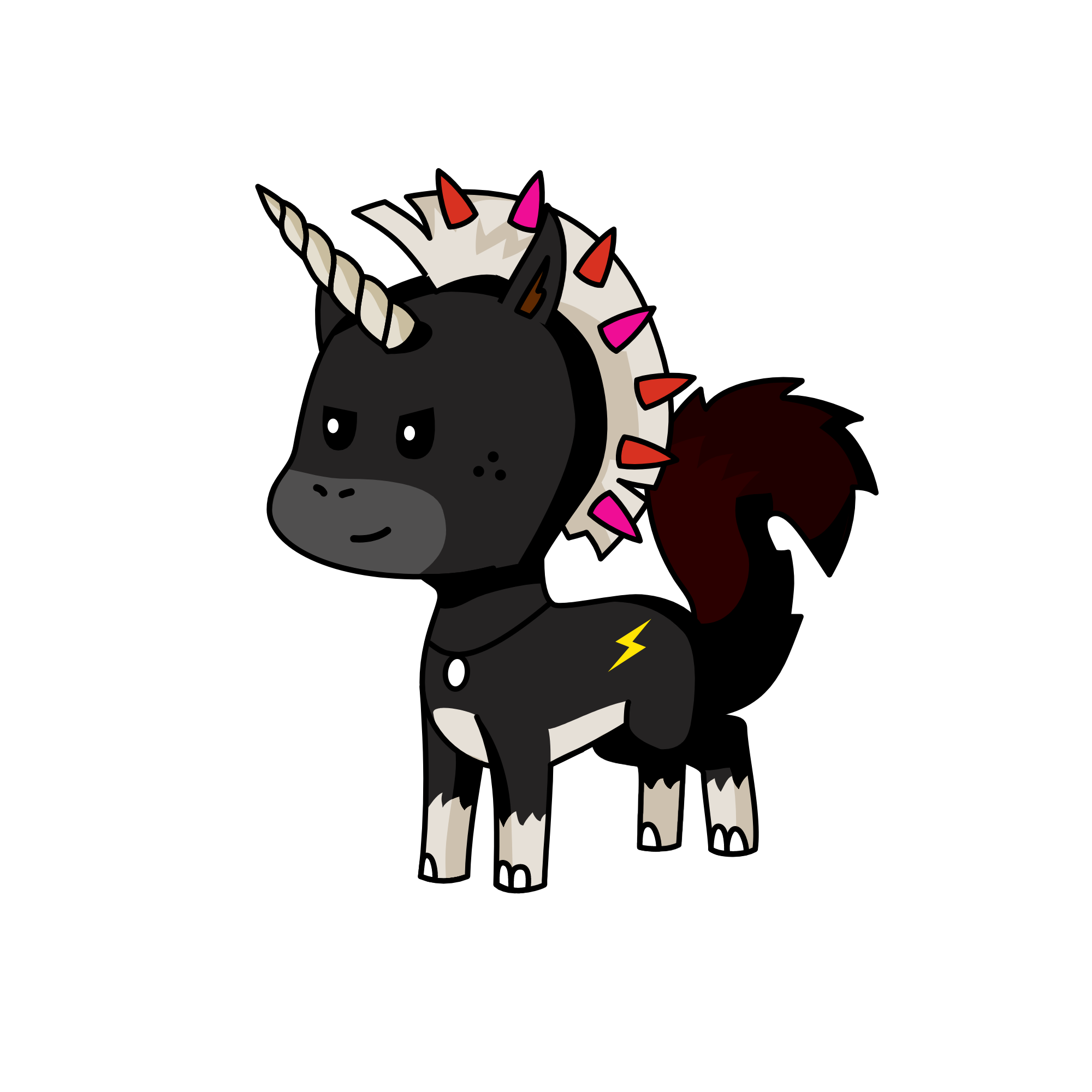 nightmare moon, the unicorn