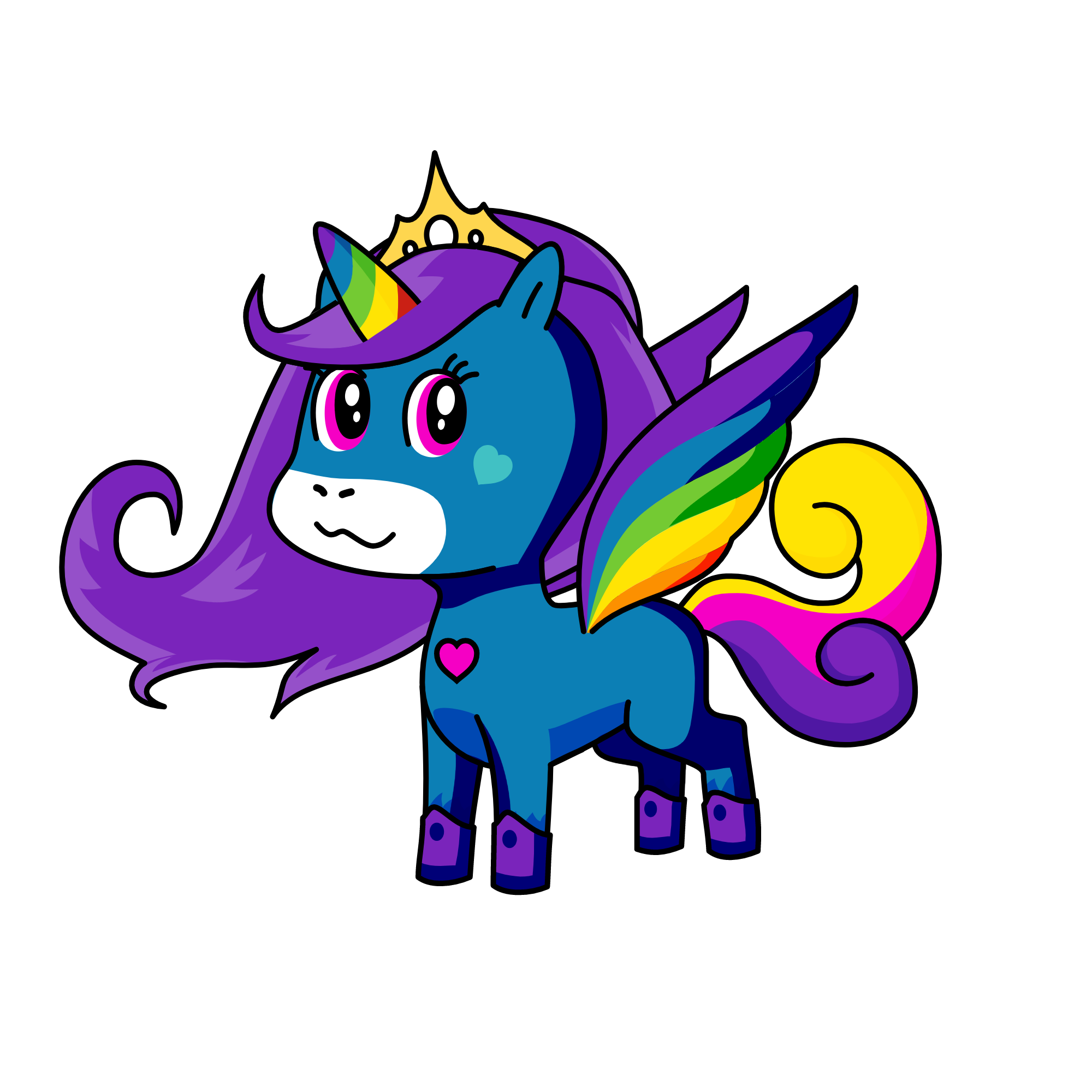 rainbowqueen, the unicorn