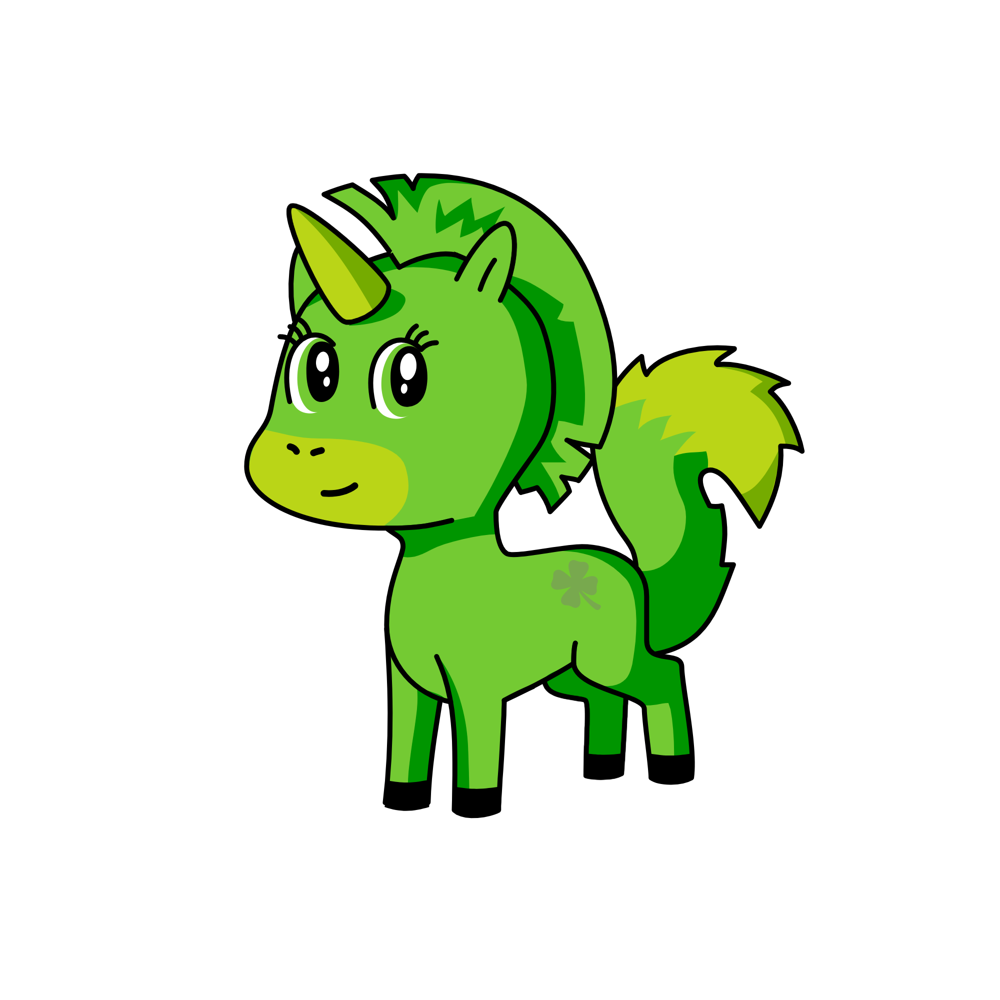 grass, the unicorn