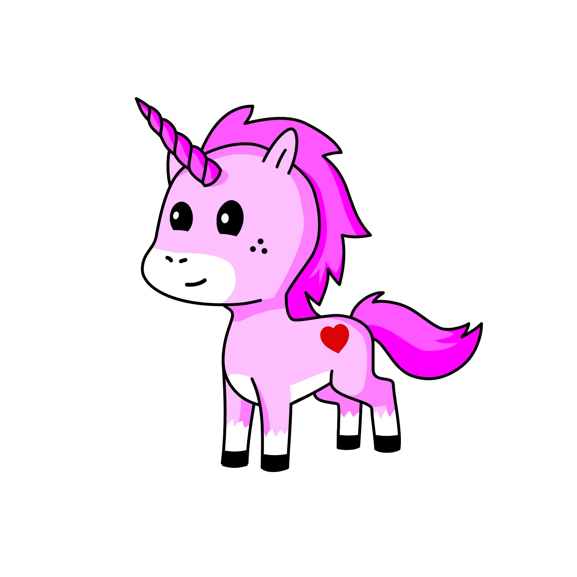 pinky, the unicorn