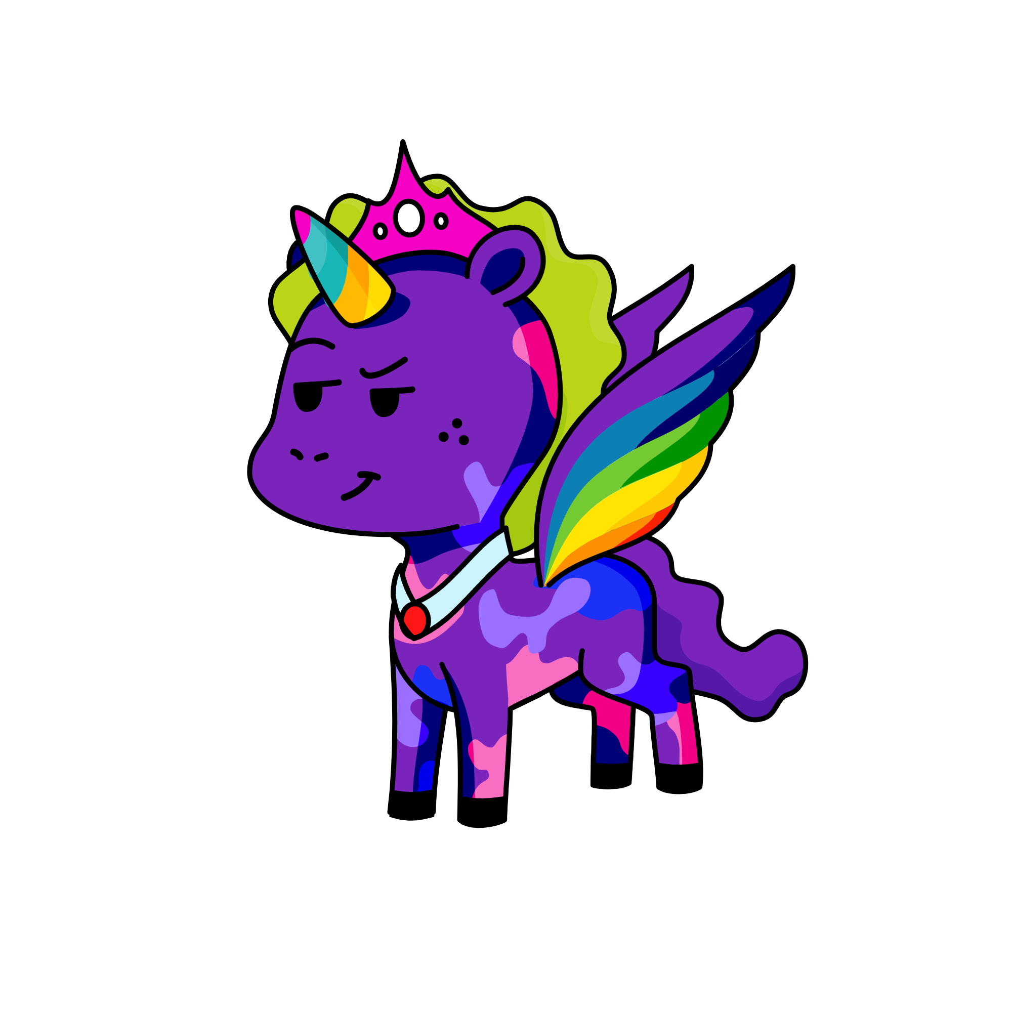 princess, the unicorn