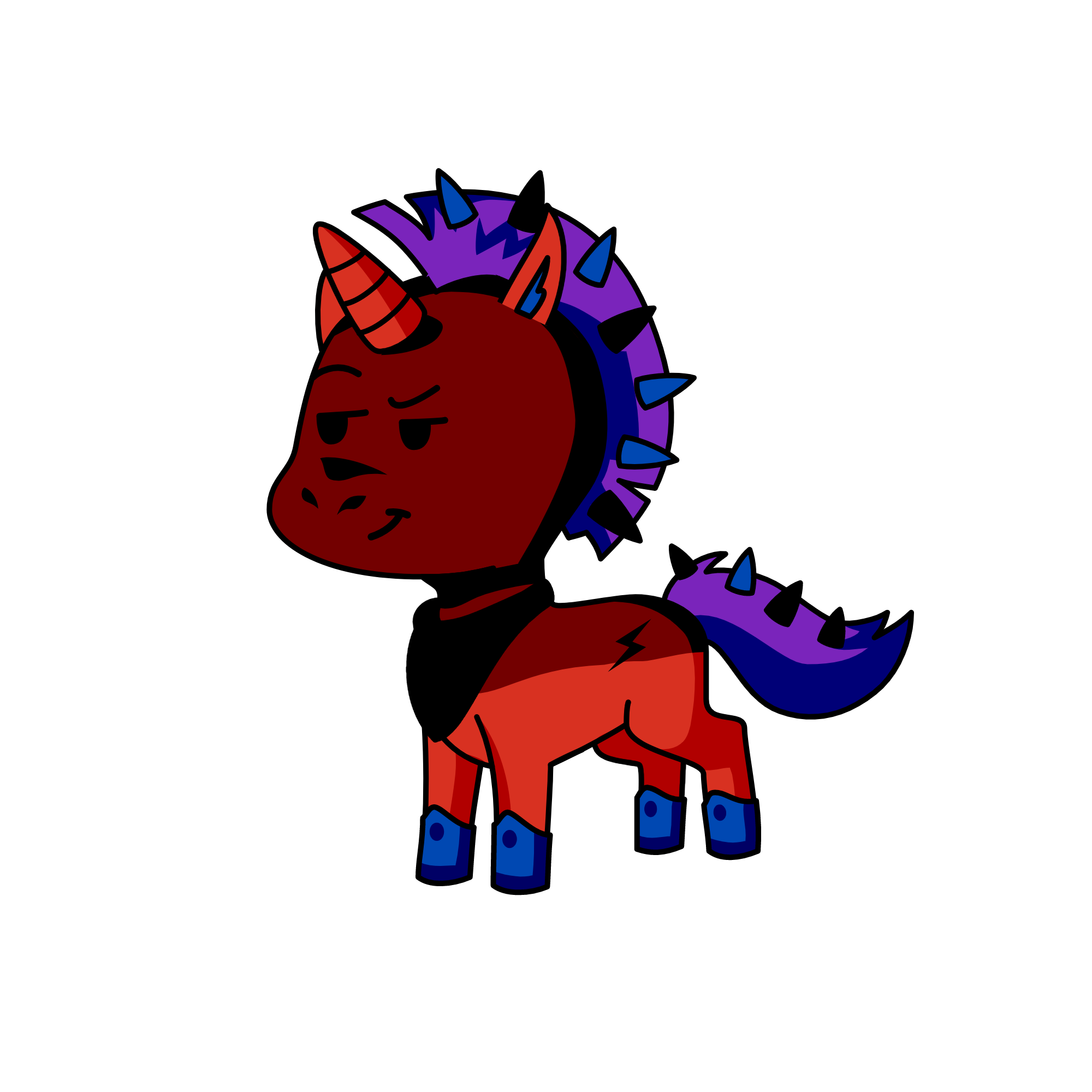 Shade, the unicorn