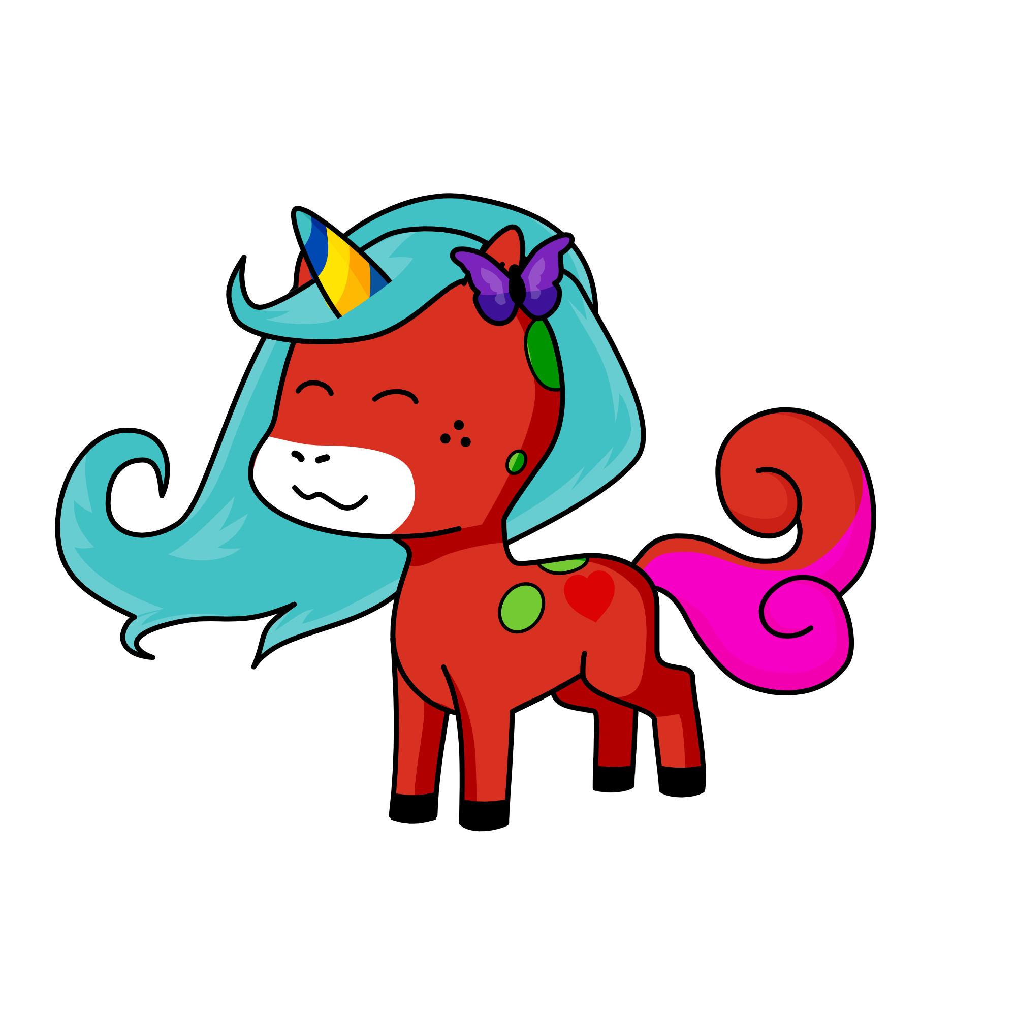 Doll-a-corn, the unicorn