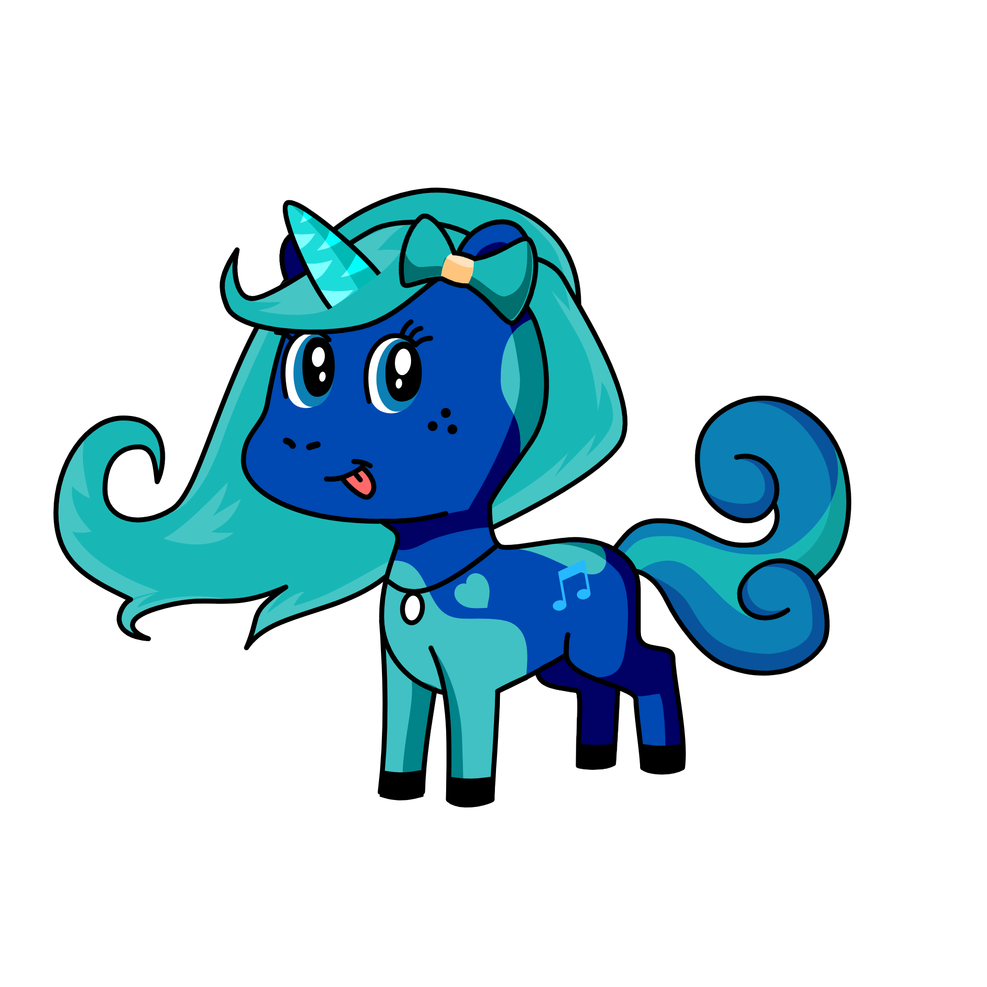 Night Moon , the unicorn