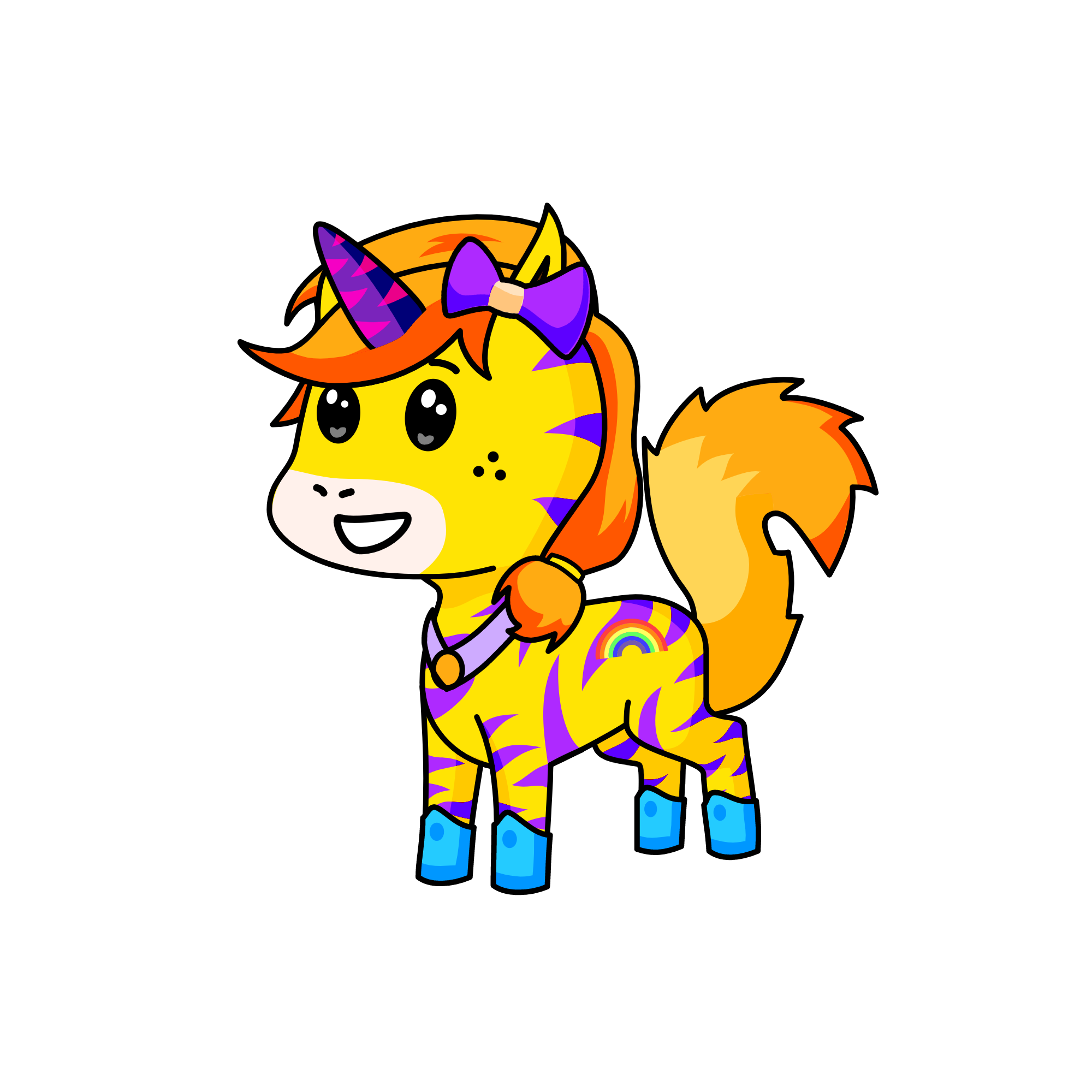 Rainbow Dream, the unicorn