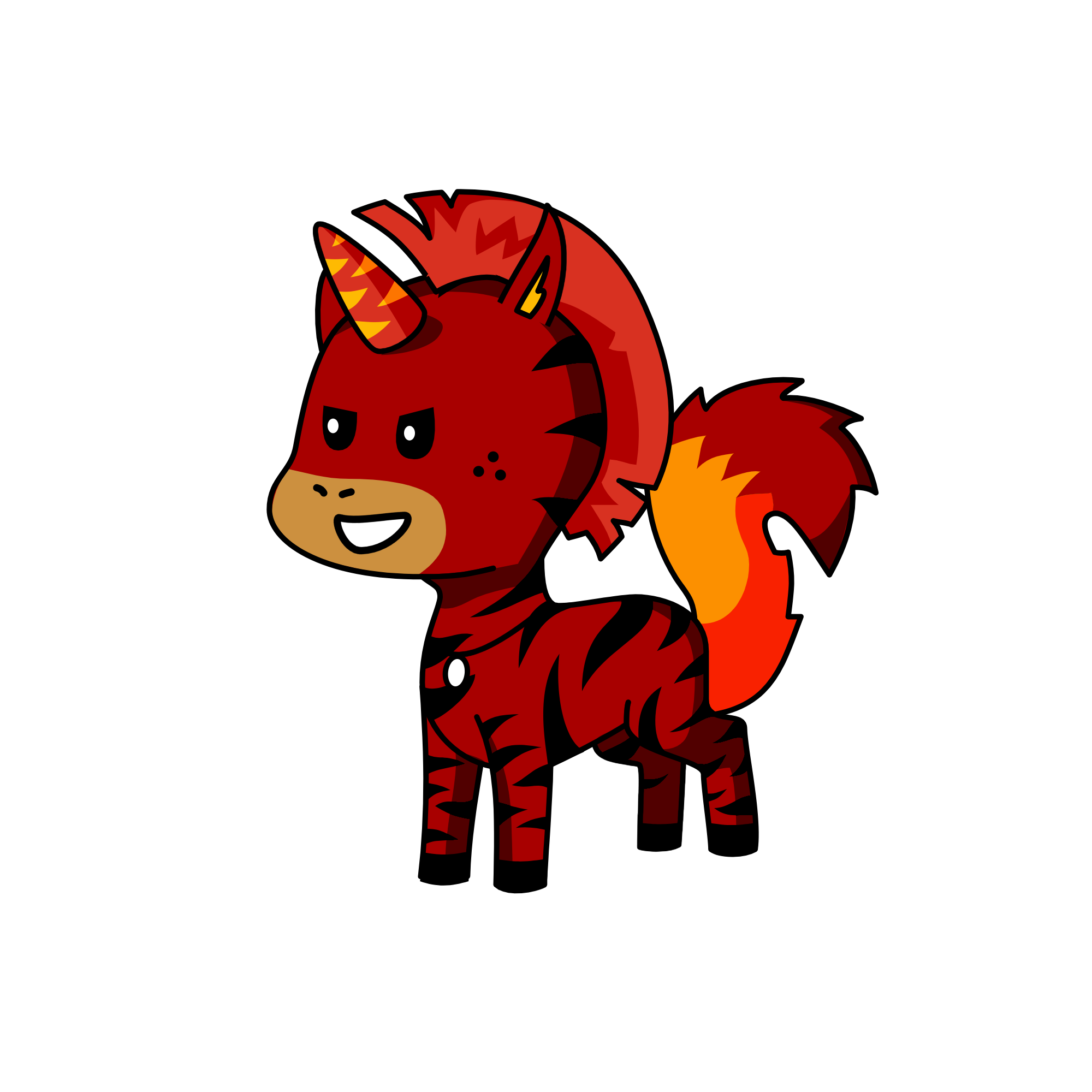 Flame, the unicorn