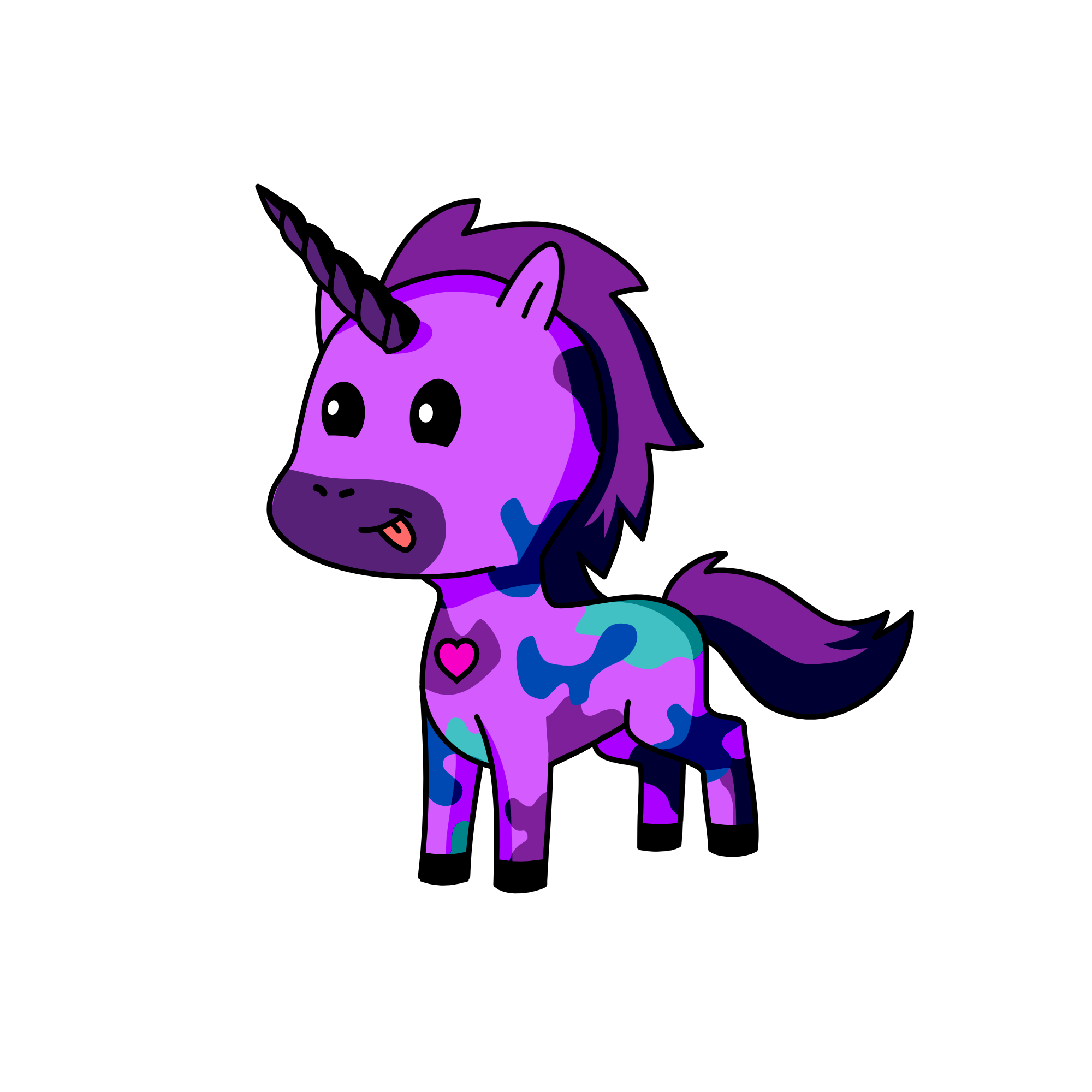 Nightfall, the unicorn