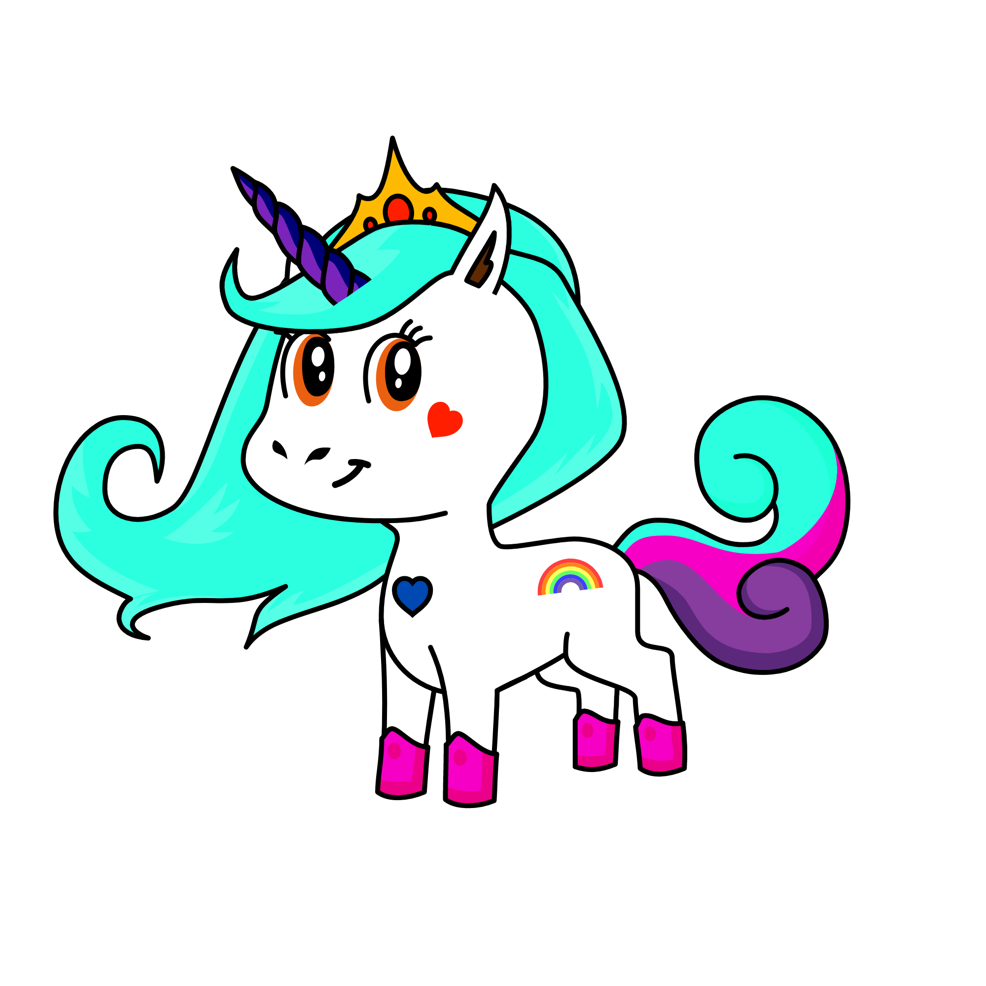 Princess Celestia, the unicorn