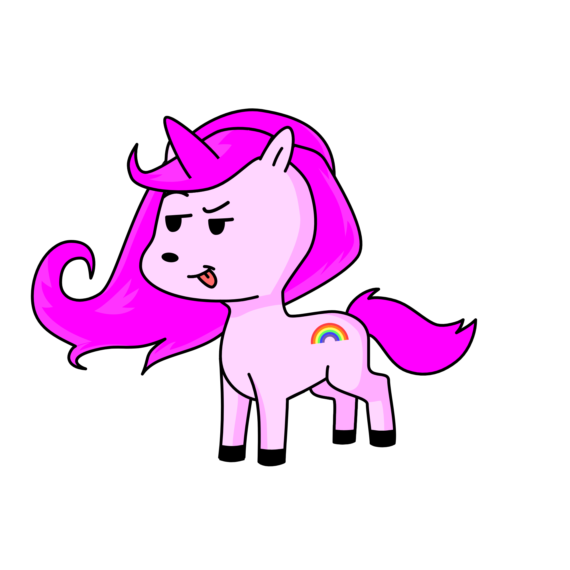 pinkie pie, the unicorn