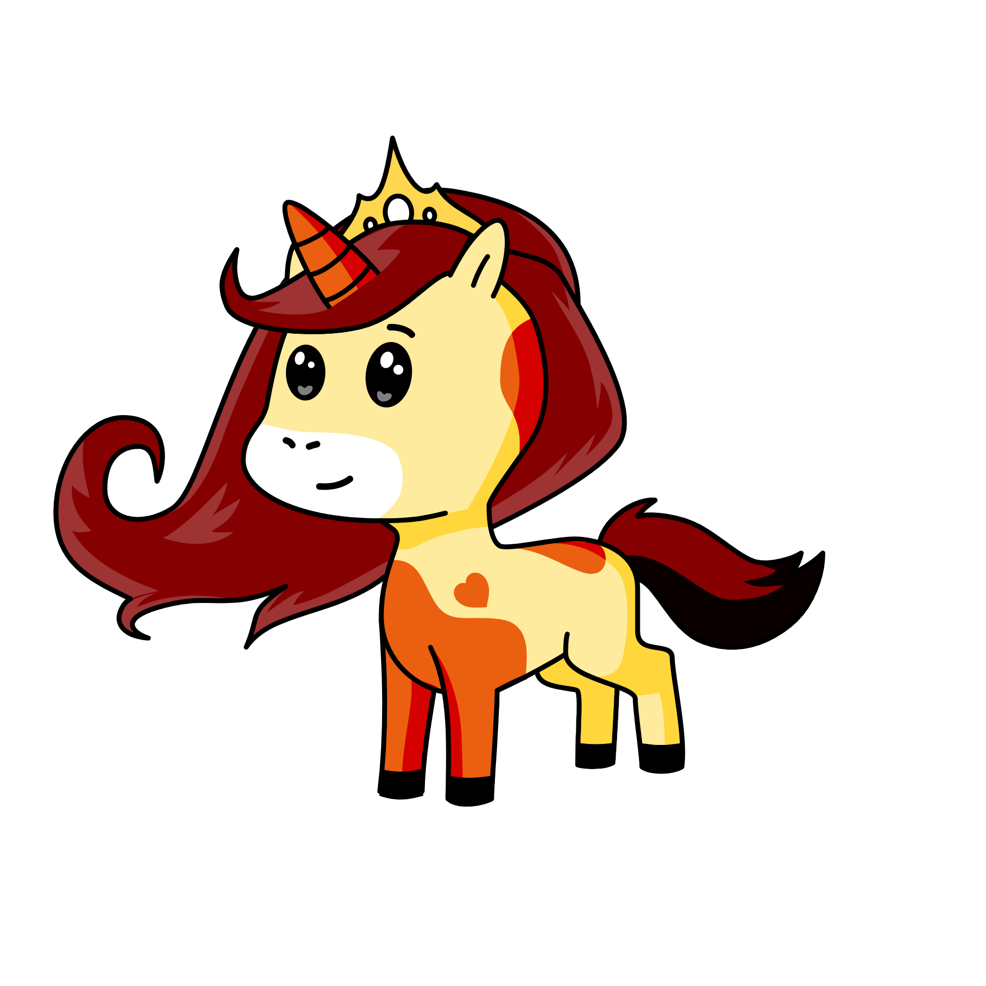queen sunny, the unicorn