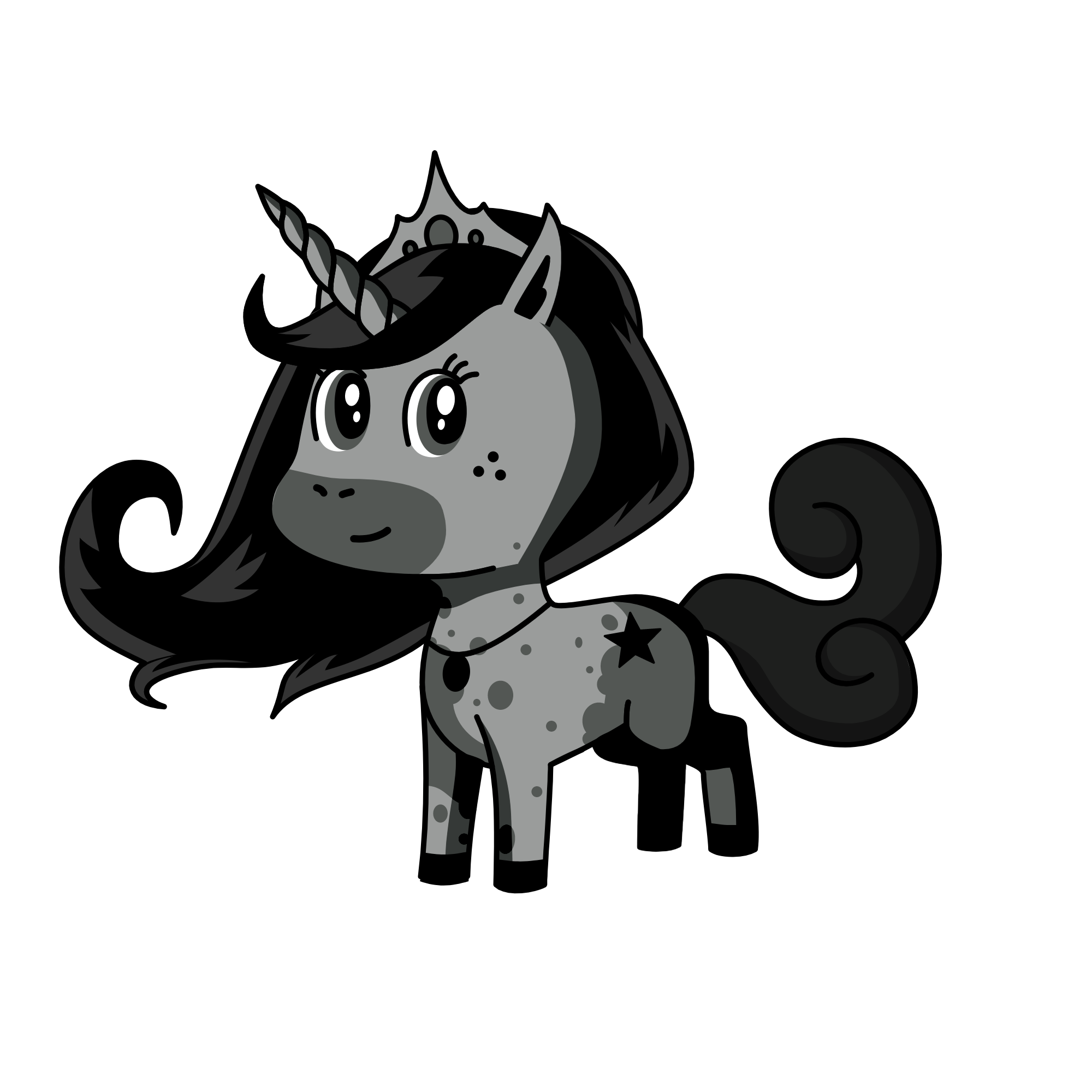 Midnight, the unicorn
