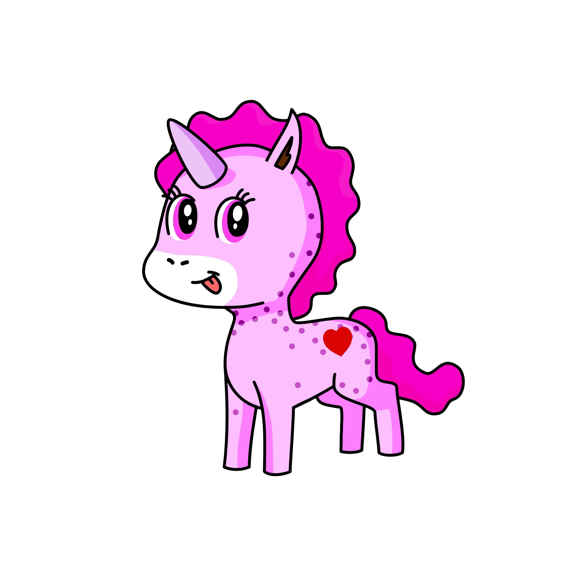 b, the unicorn