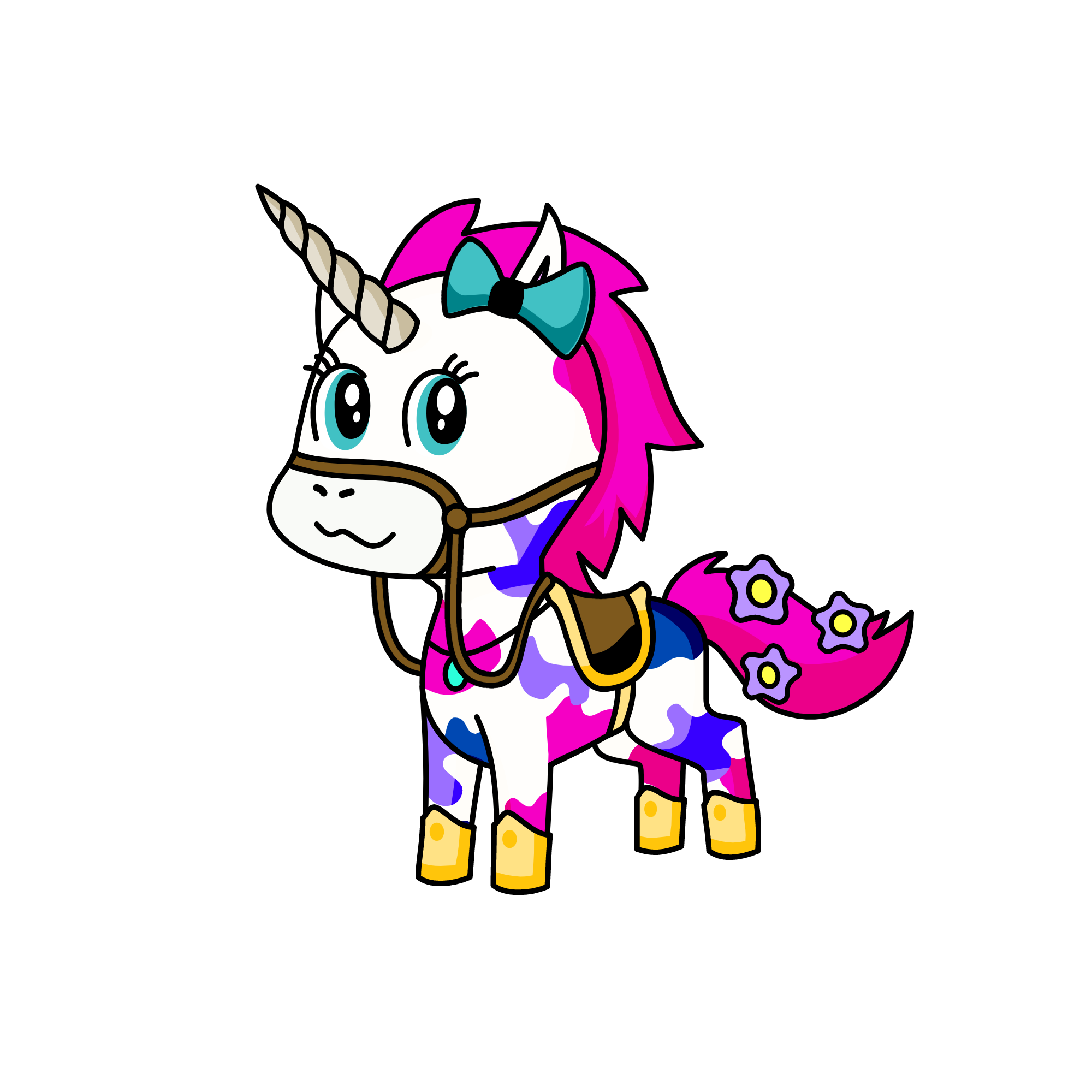 Gloverensie, the unicorn