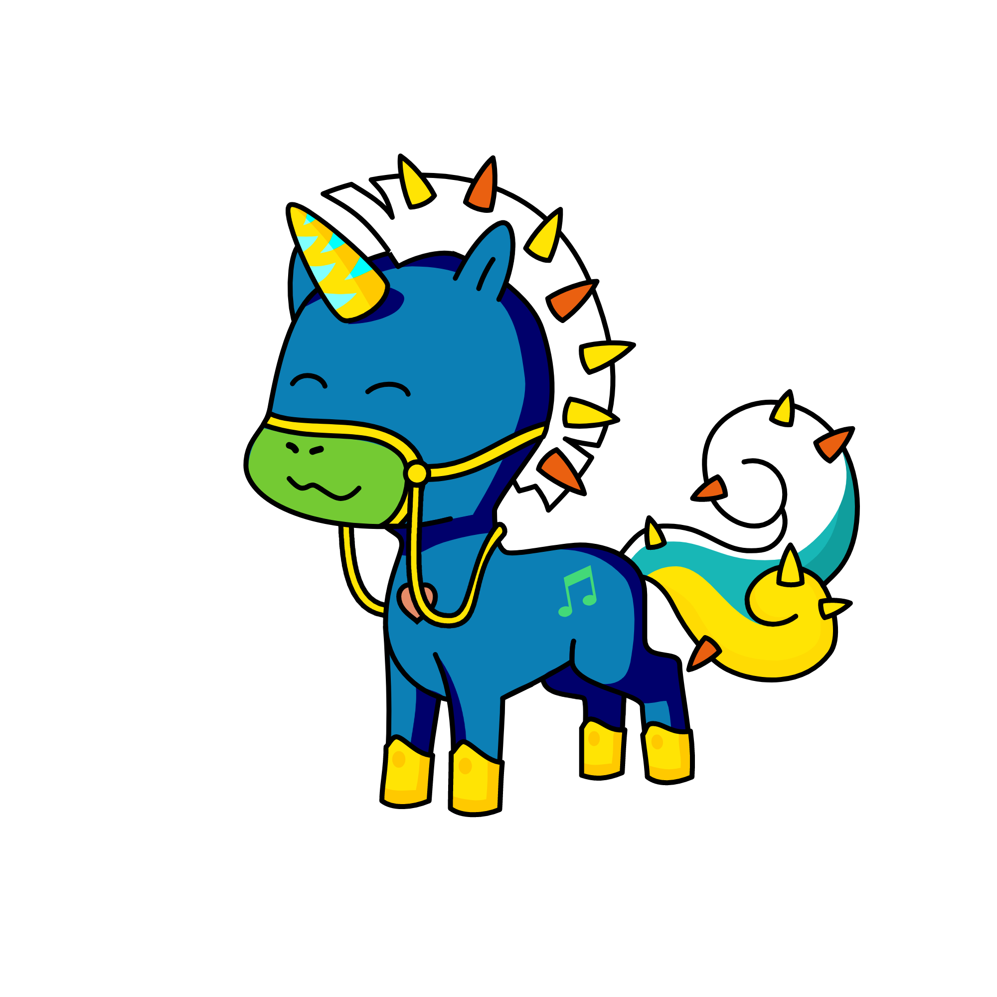 beach, the unicorn