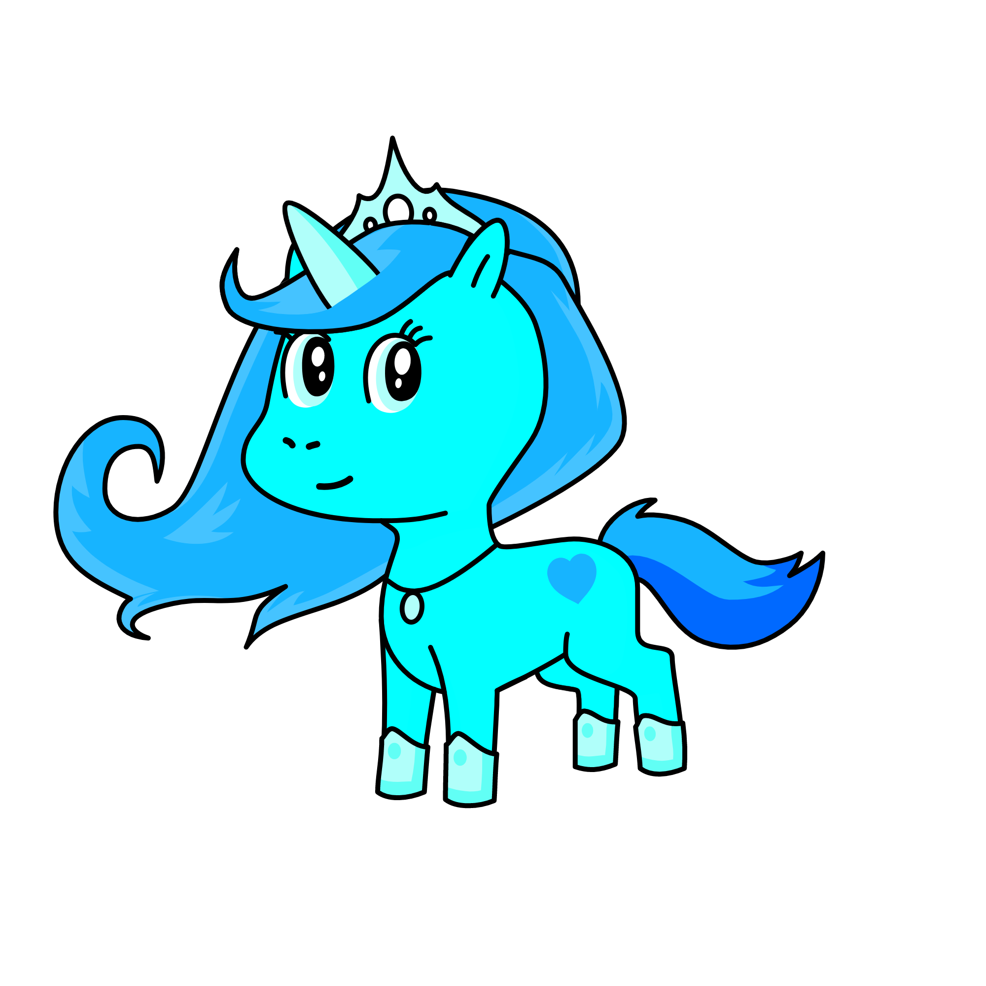 Icey, the unicorn