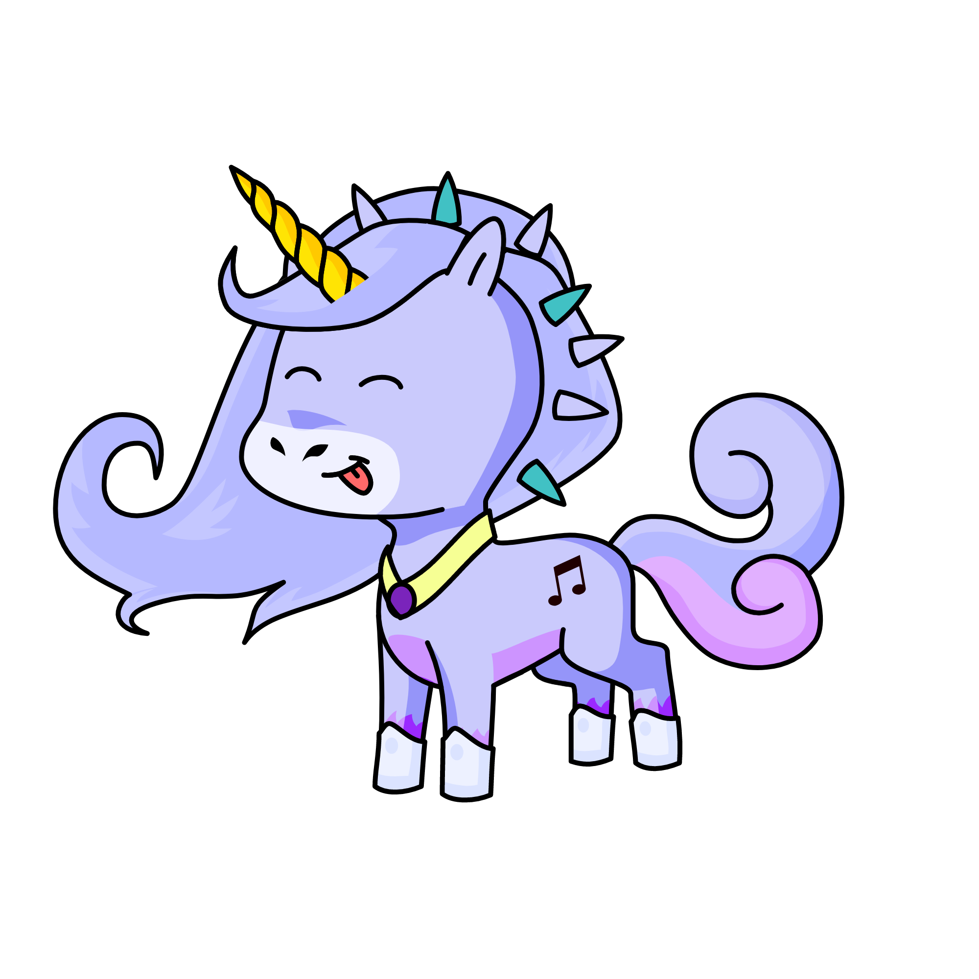 lavender , the unicorn