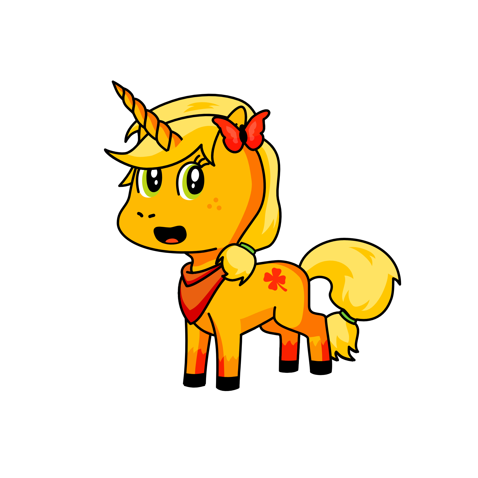 Applejack, the unicorn