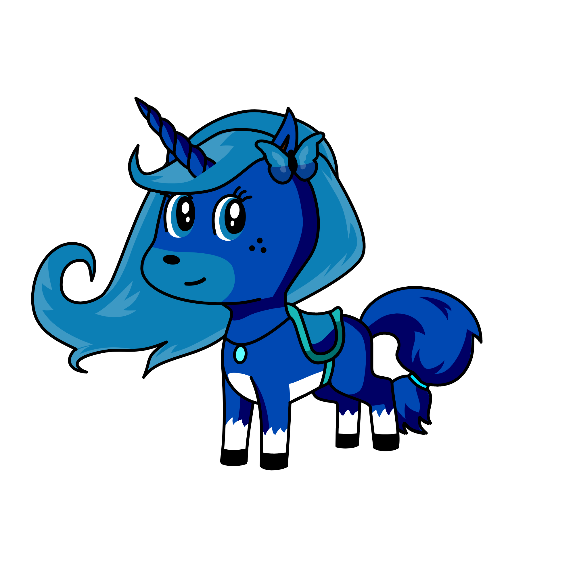 Moon, the unicorn