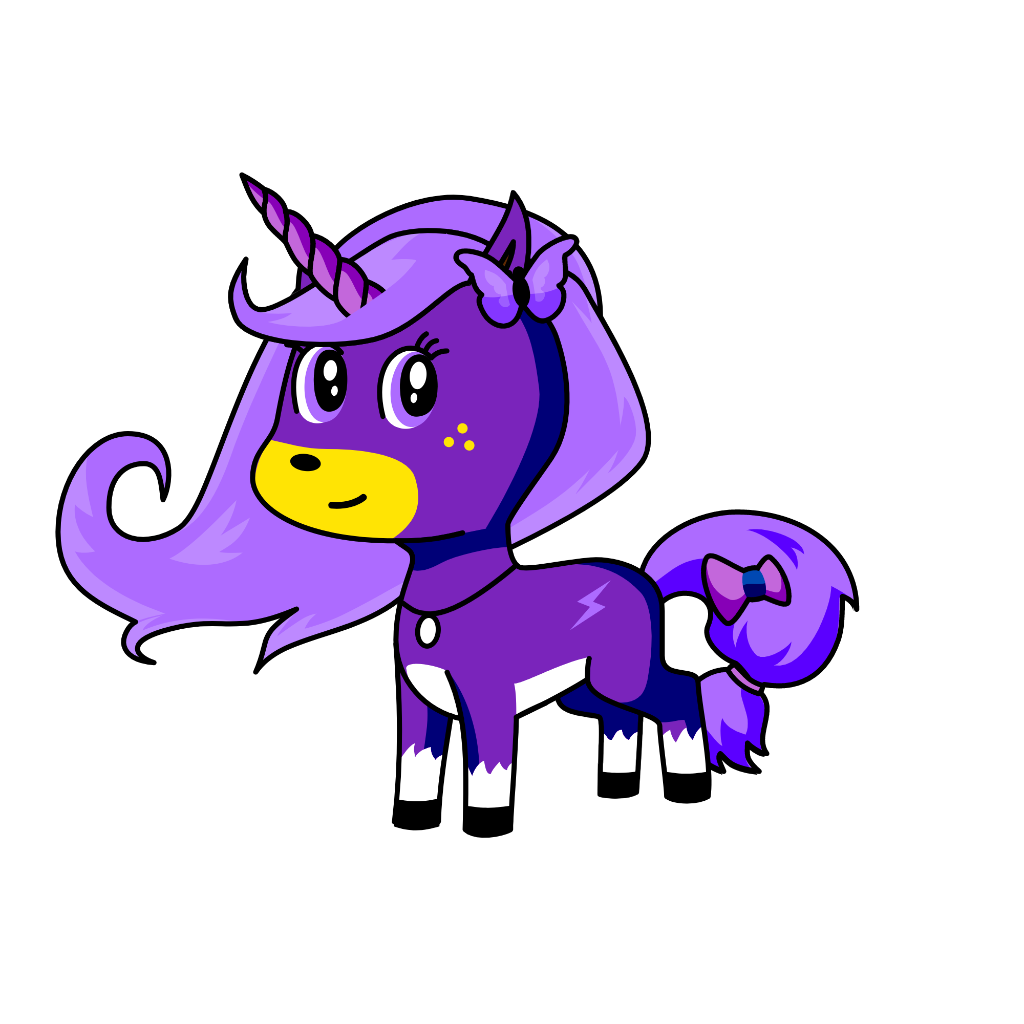 Midnight, the unicorn