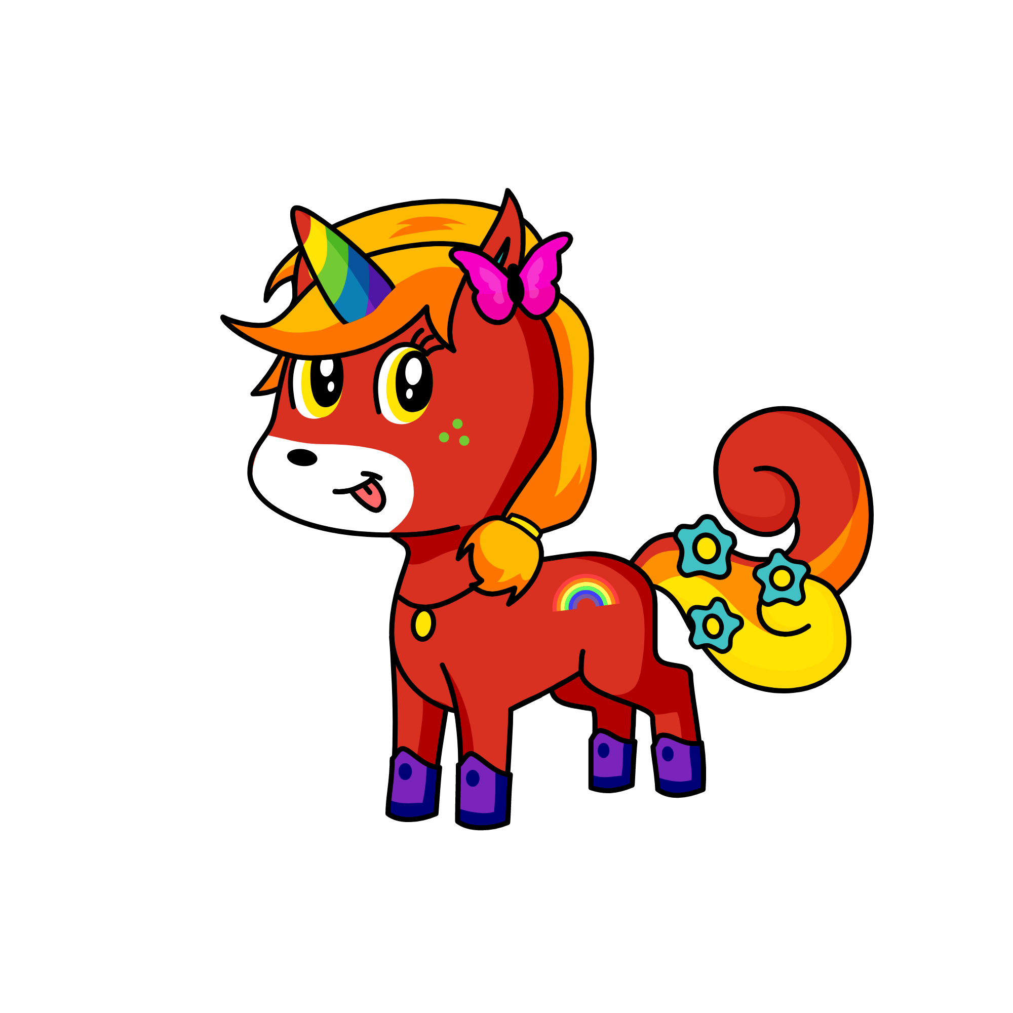 rainbow, the unicorn