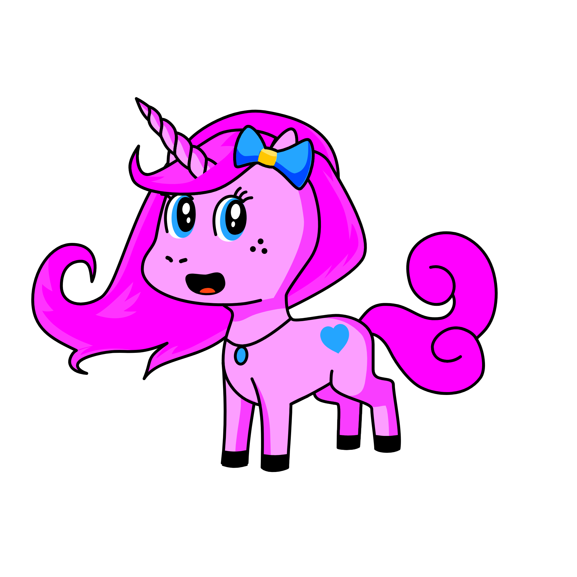Pinky Pie, the unicorn