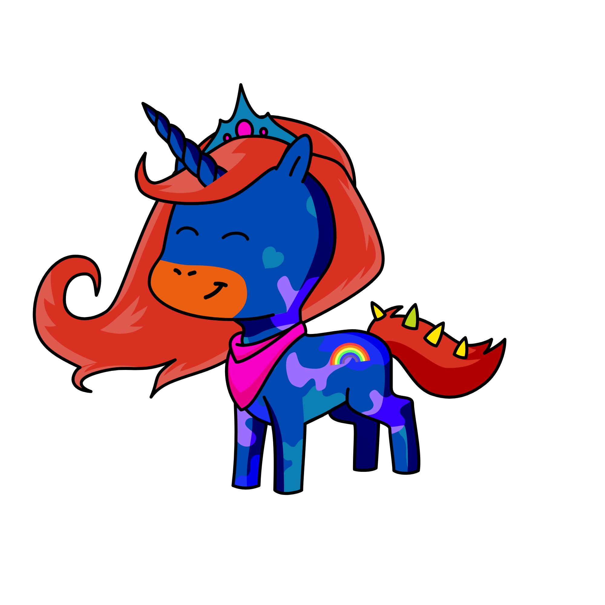 queen electra, the unicorn