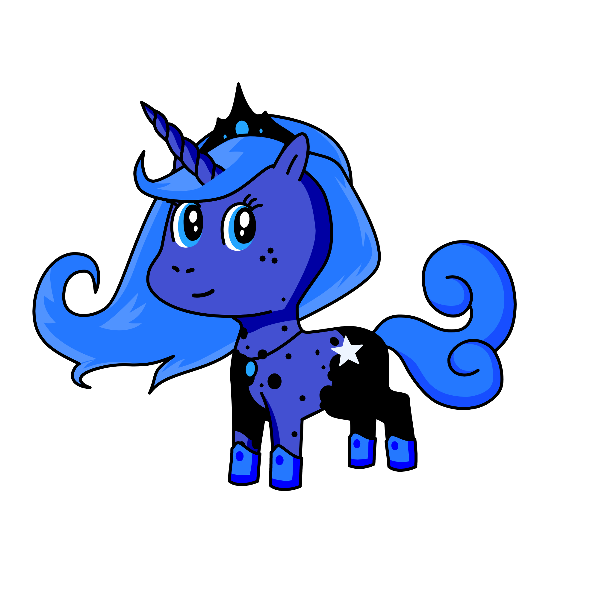 Princess Luna, the unicorn
