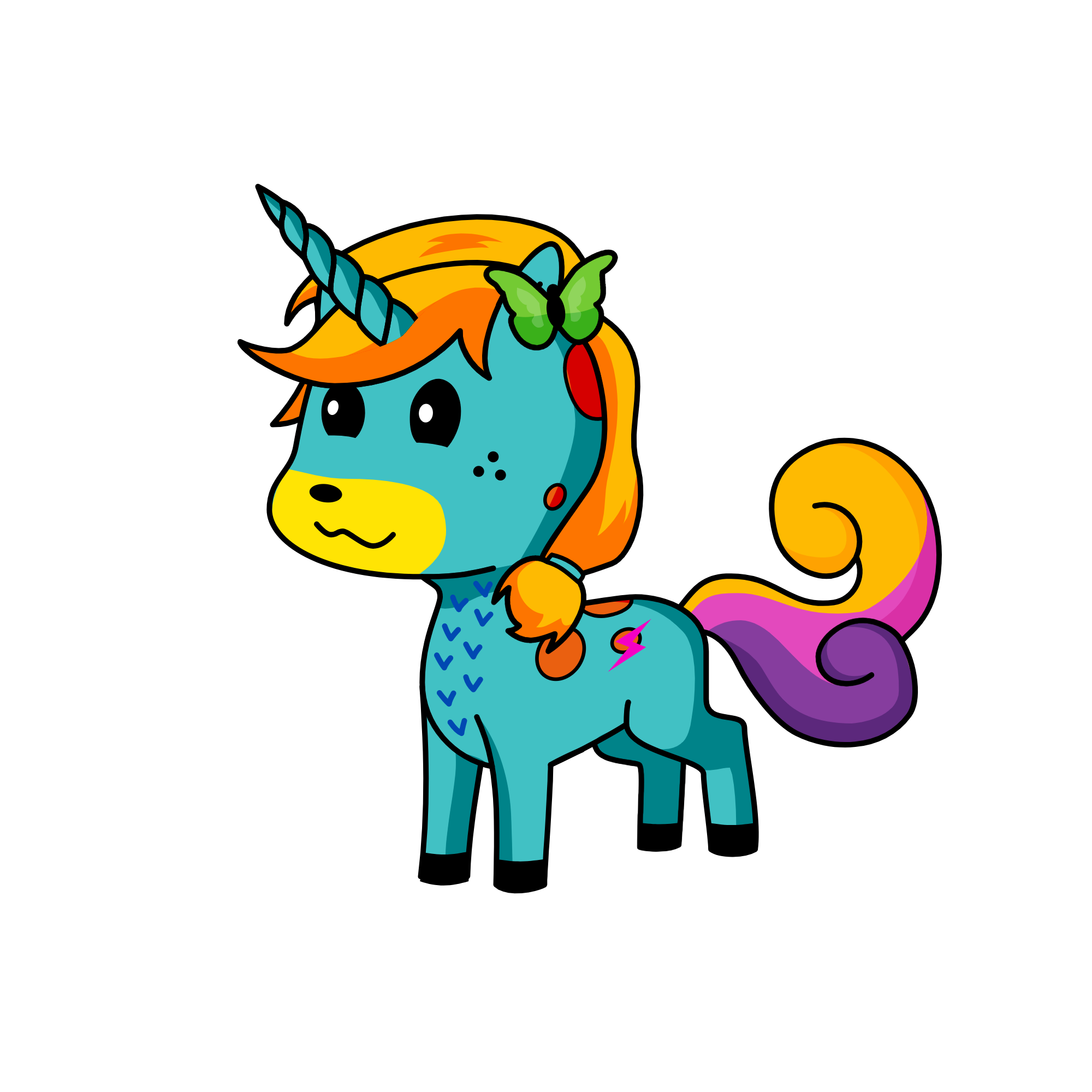 Snowe, the unicorn