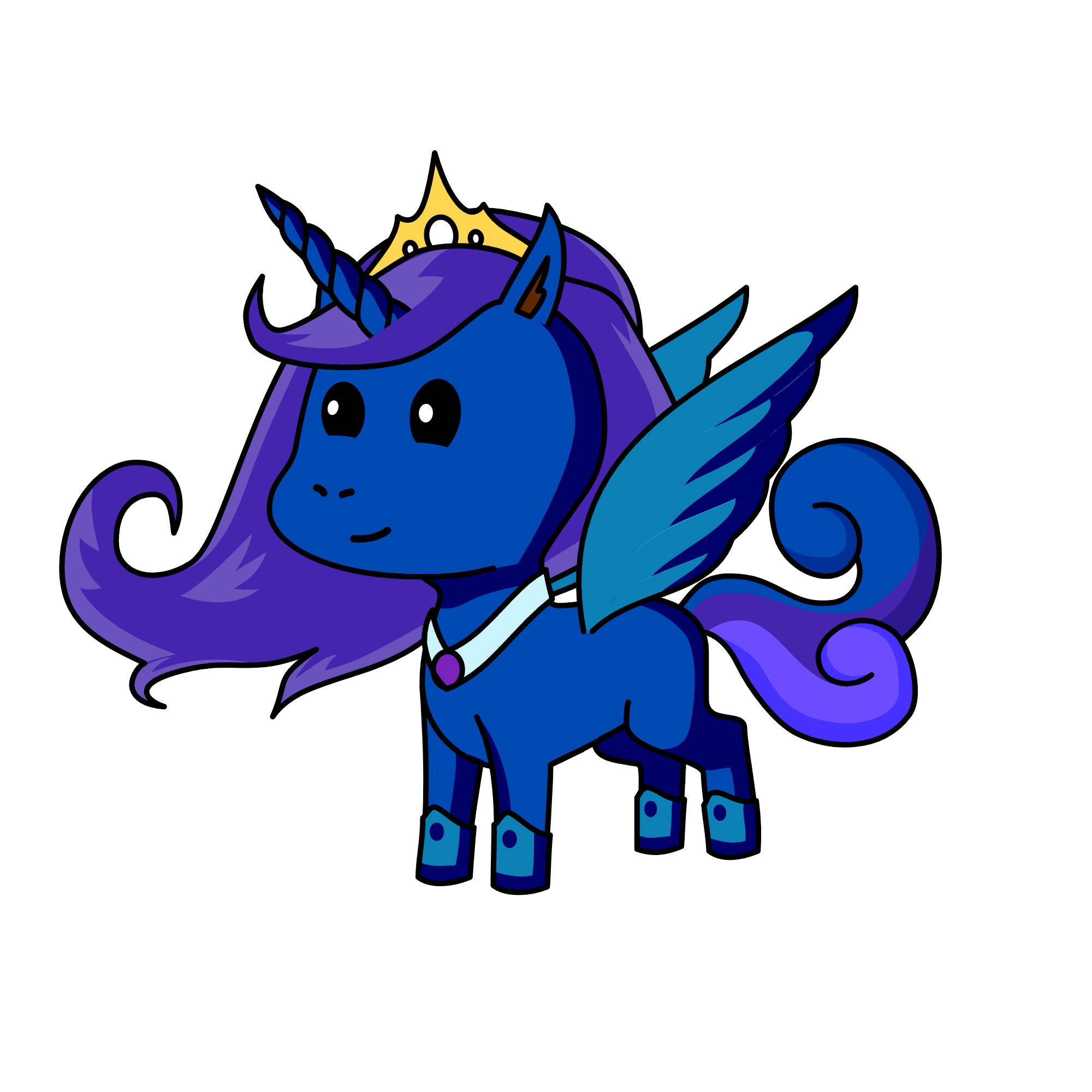Luna, the unicorn