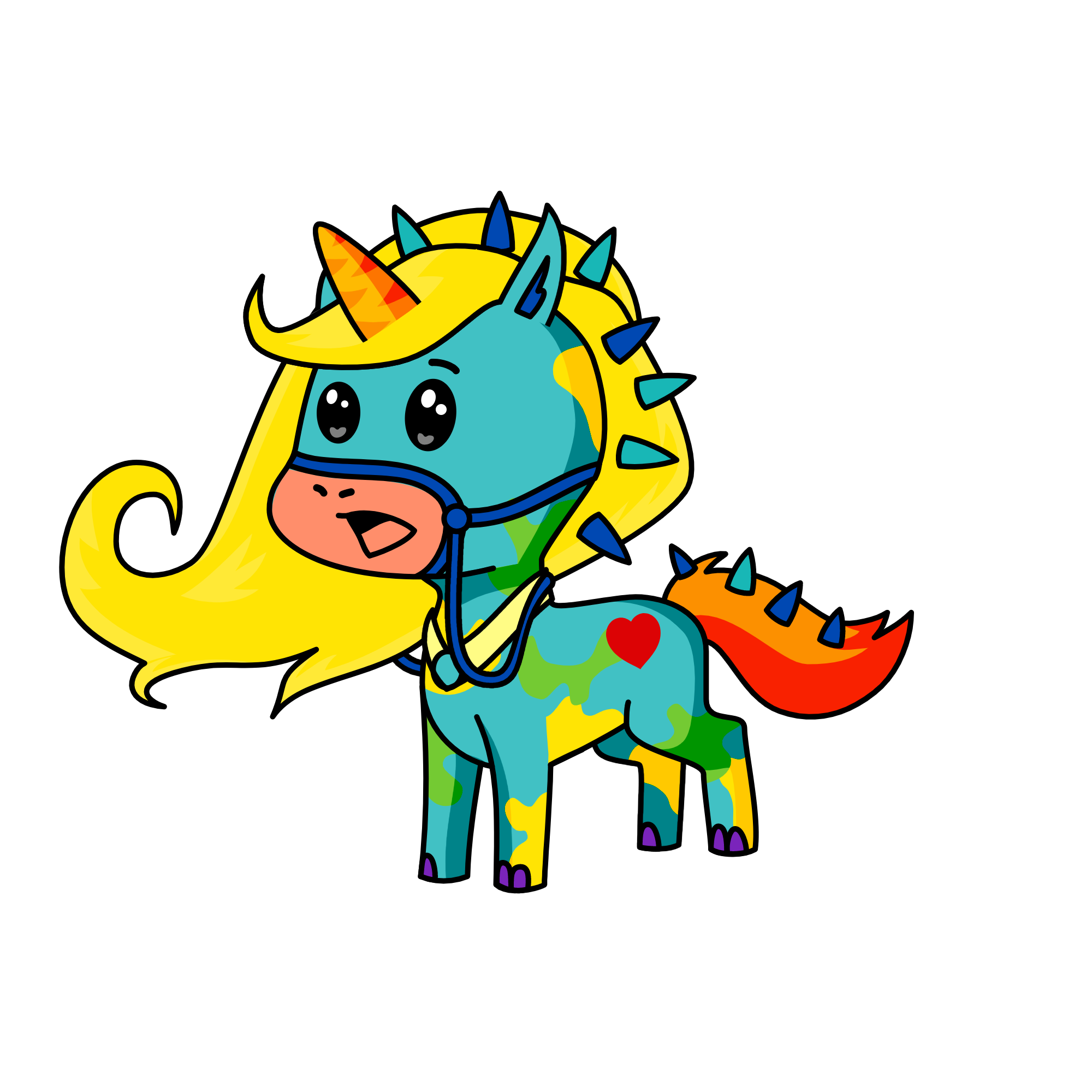 grassy lassy, the unicorn