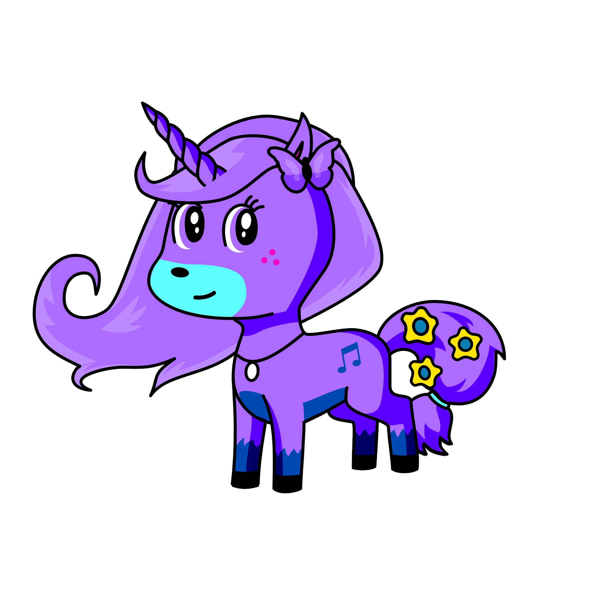 Midnight, the unicorn
