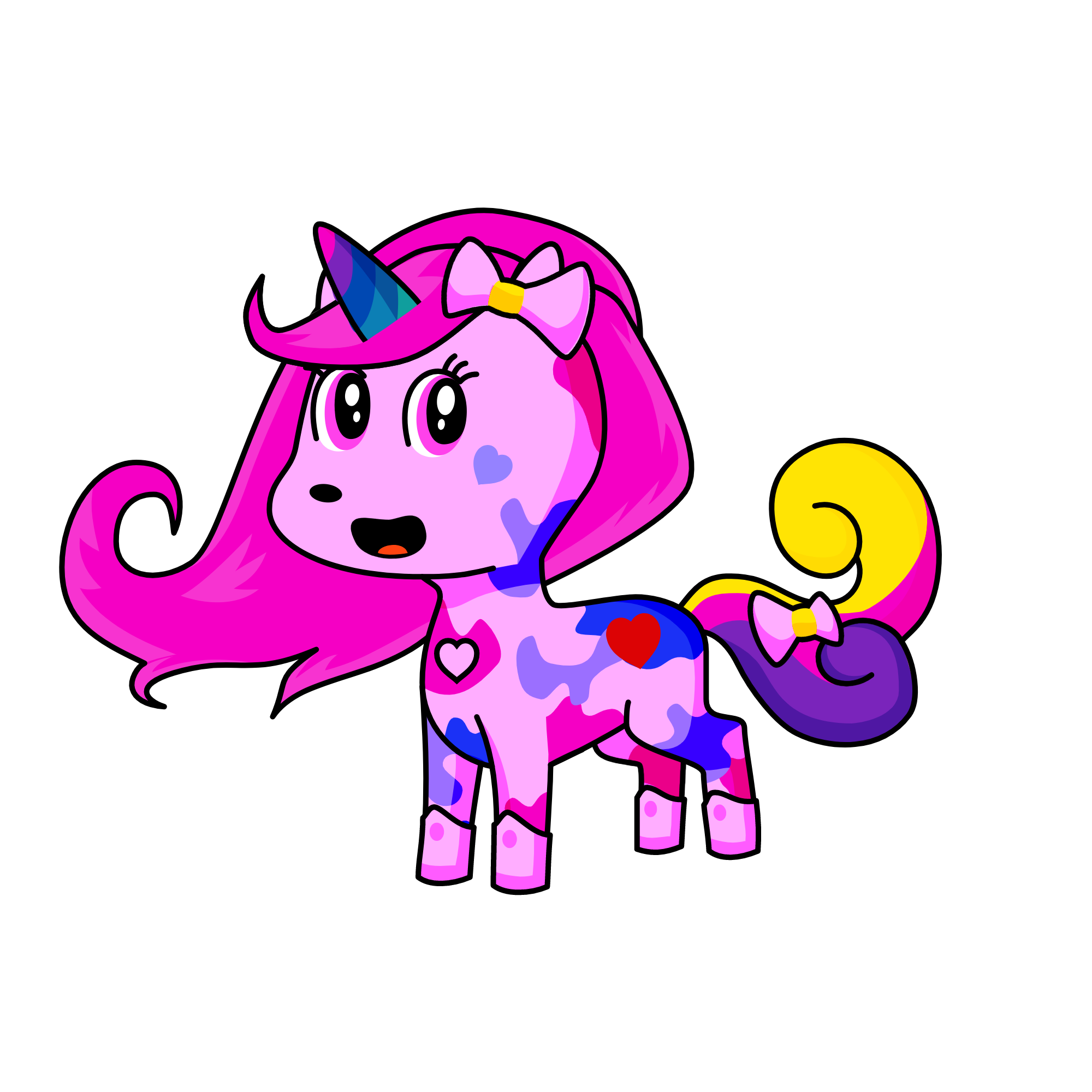 Singer🎤Fluff, the unicorn