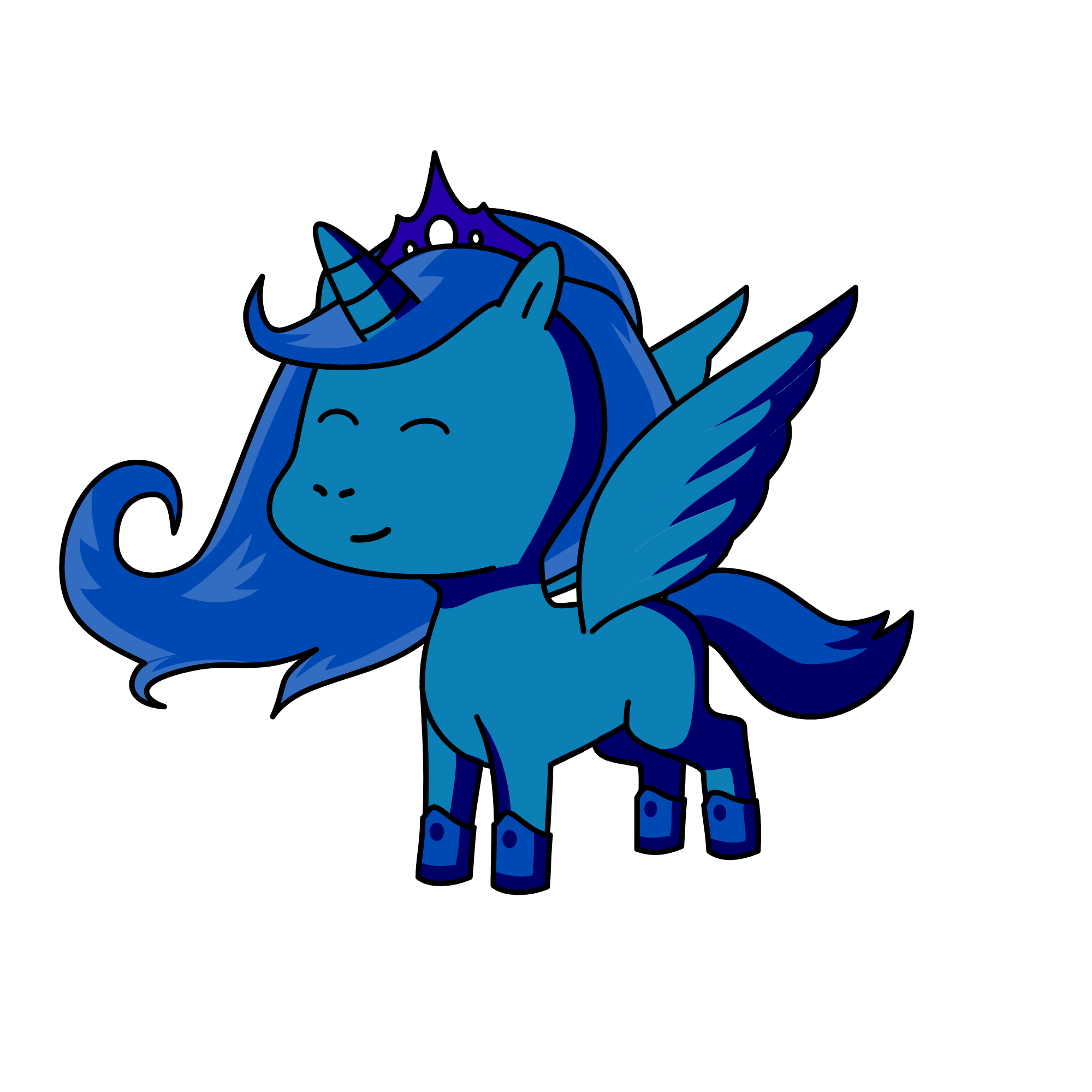 Luna, the unicorn