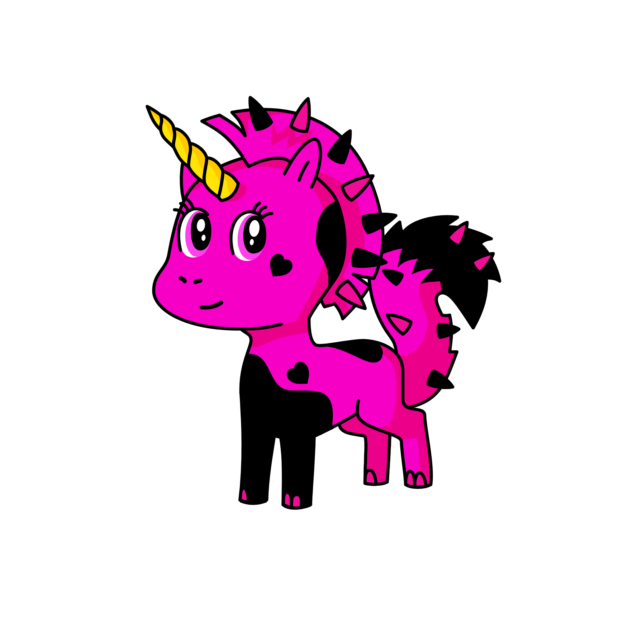 BLKPNK UNCRN, the unicorn