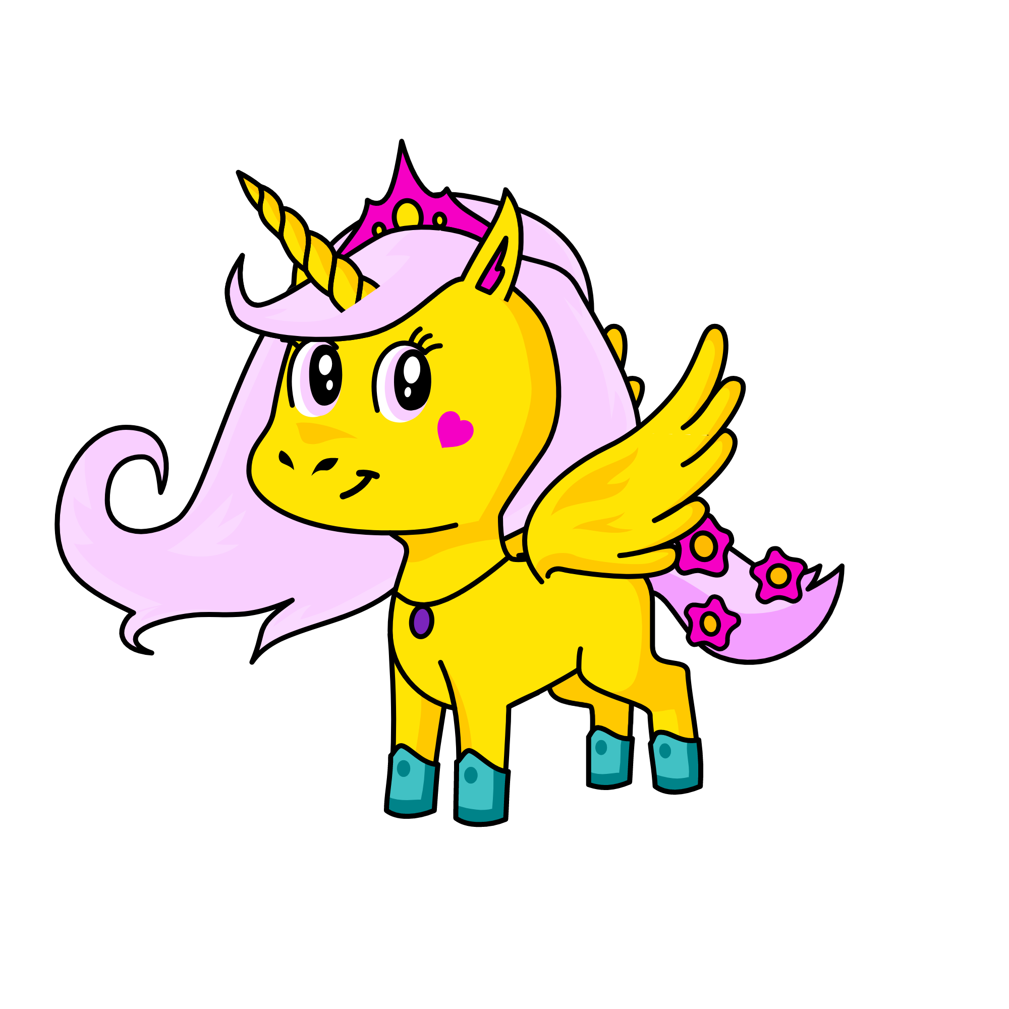 Princess Flutershy , the unicorn